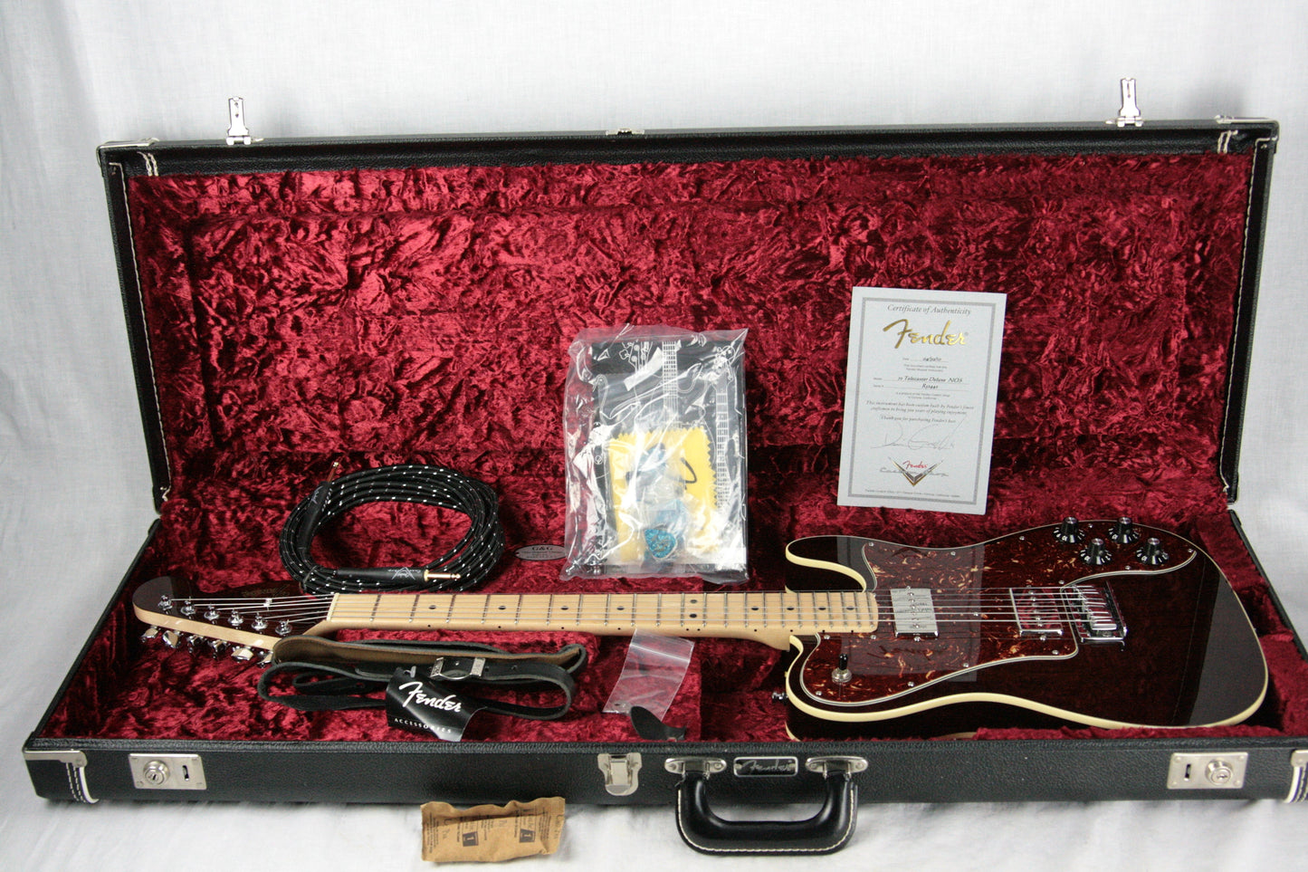 1972 Fender MASTERBUILT Telecaster Deluxe Custom Shop ONE-OF-A-KIND TELE! Double-Bound!