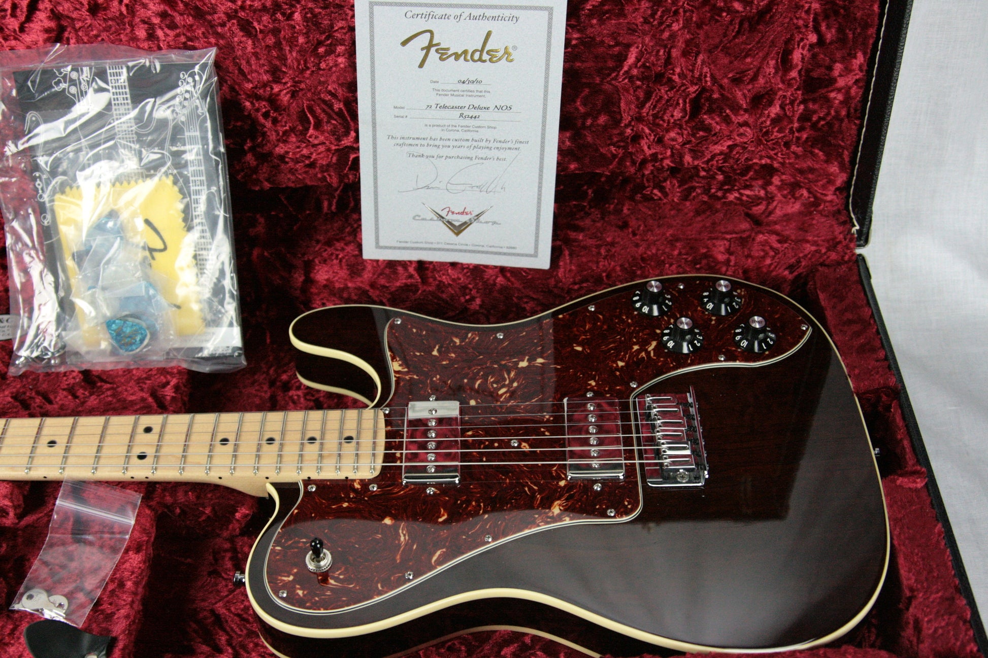 1972 Fender MASTERBUILT Telecaster Deluxe Custom Shop ONE-OF-A-KIND TELE! Double-Bound!