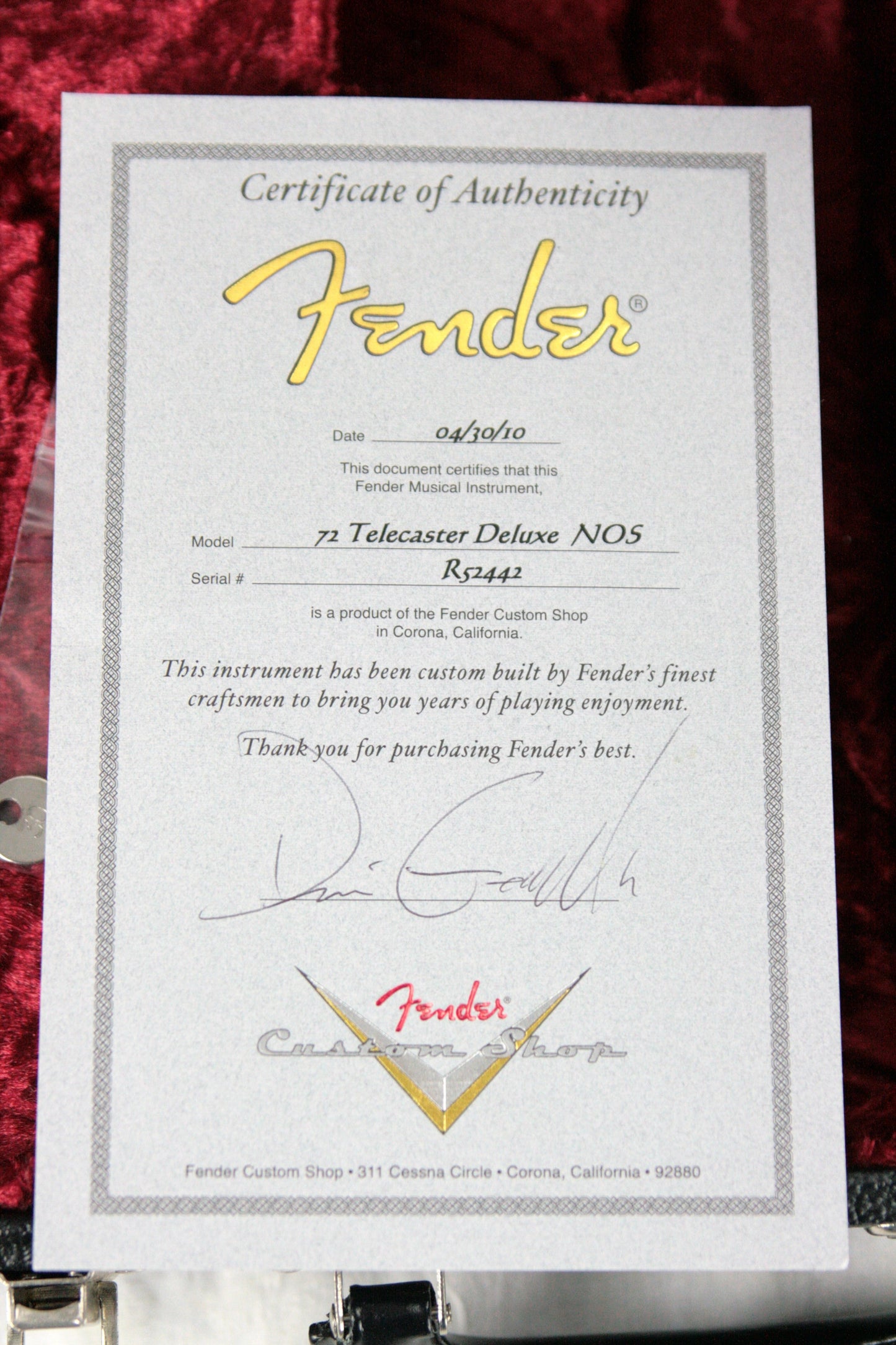 1972 Fender MASTERBUILT Telecaster Deluxe Custom Shop ONE-OF-A-KIND TELE! Double-Bound!
