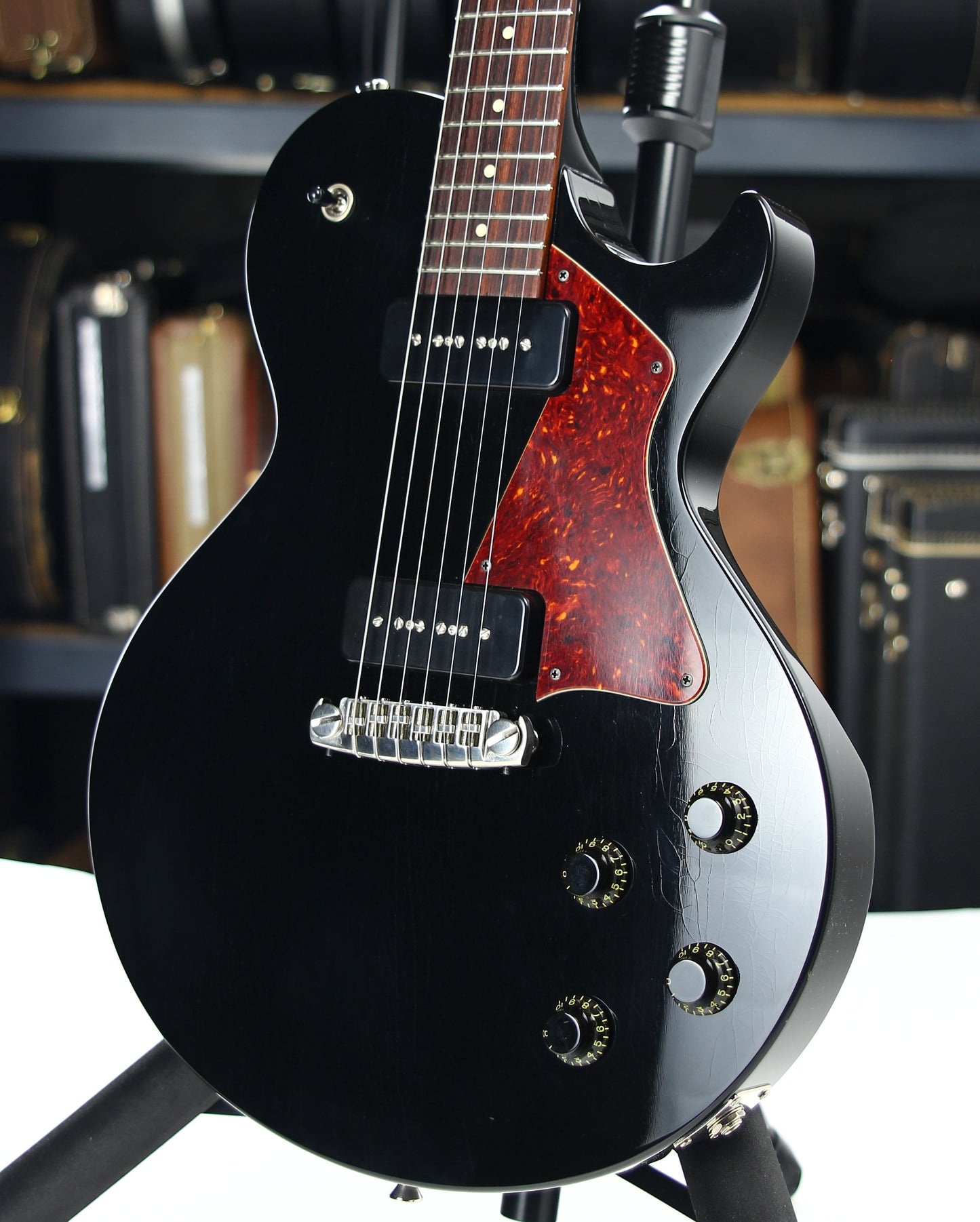 2022 Collings AGED 290 SC Single Cut - Throbak 52/54 P90's, Jet Black, Honduran Mahogany, LP Special