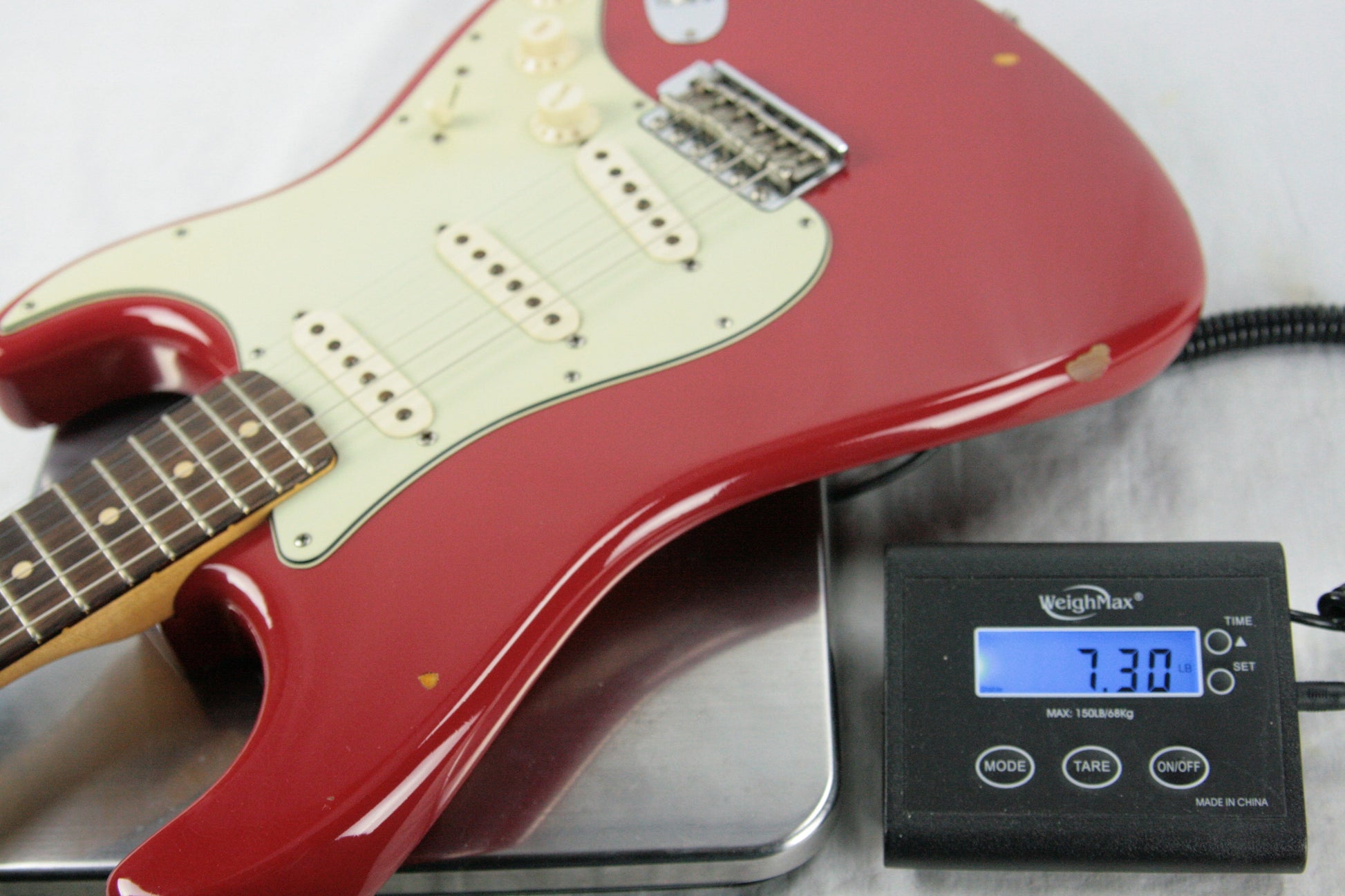 1963 Fender MASTERBUILT Stratocaster Custom Shop Brazilian Rosewood Relic! Dakota Red Dennis Galuszka