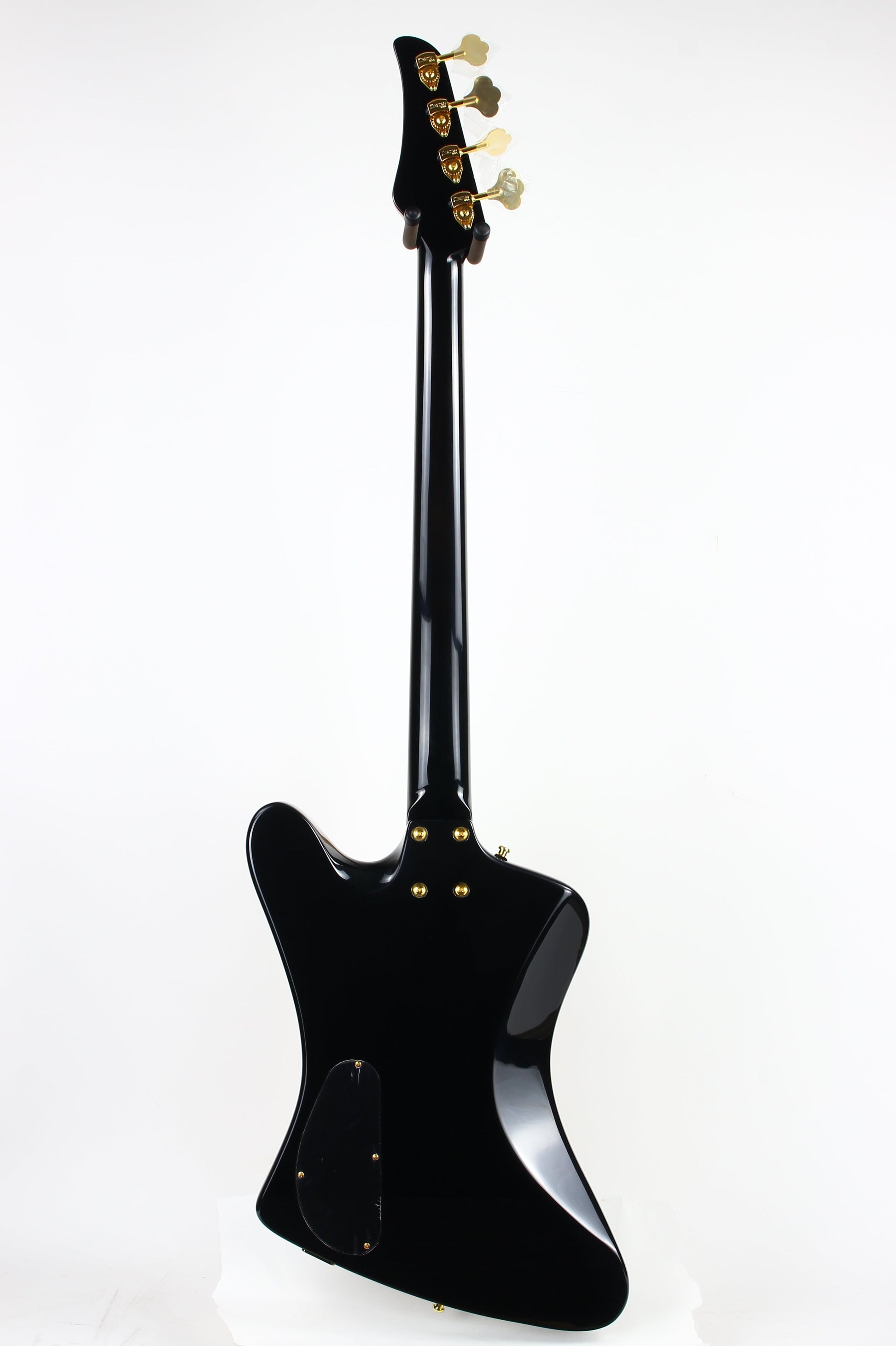 Mike Lull Tom Petersson Signature Bass TPT4 | Rare Black Finish, Gold Hardware