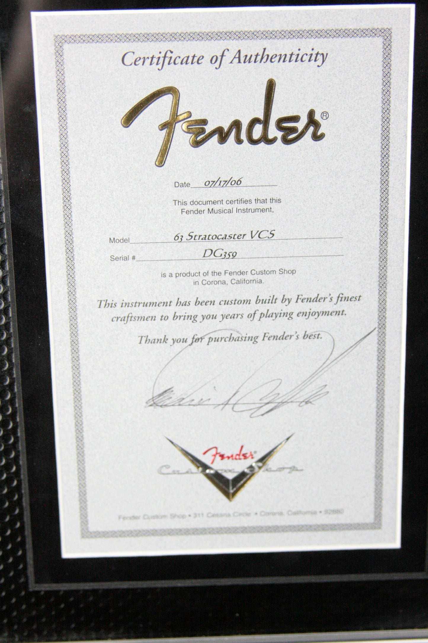 1963 Fender MASTERBUILT Stratocaster Custom Shop Brazilian Rosewood Relic! Dakota Red Dennis Galuszka