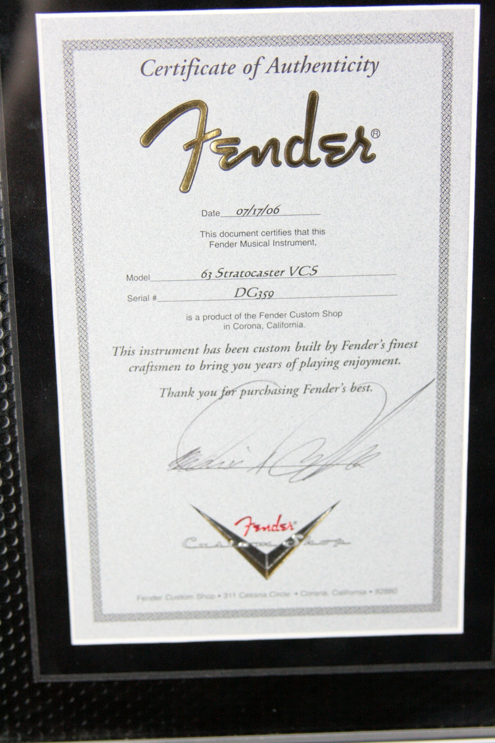 1963 Fender MASTERBUILT Stratocaster Custom Shop Brazilian Rosewood Relic! Dakota Red Dennis Galuszka