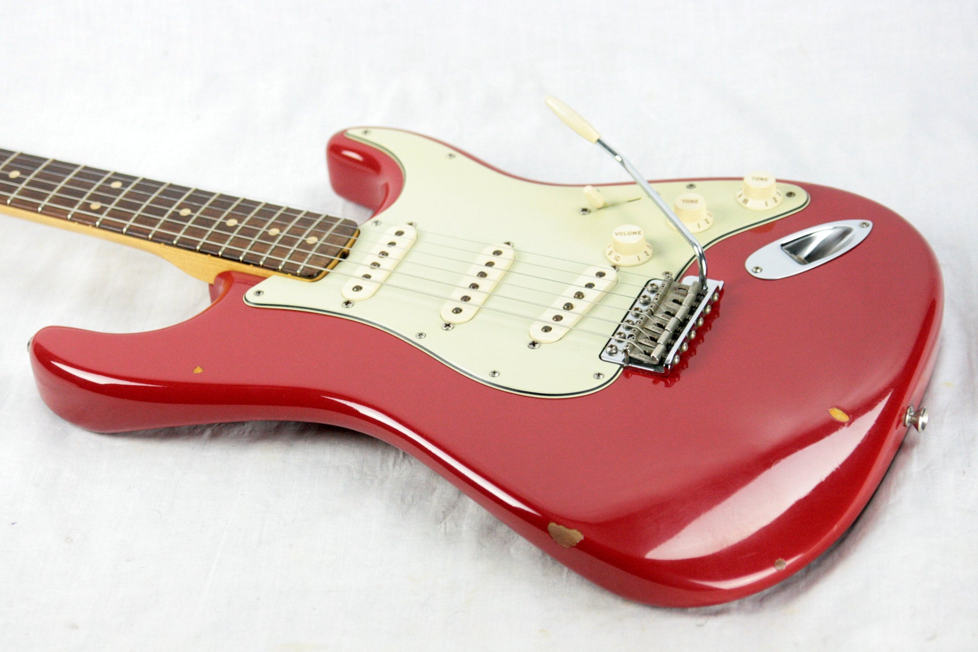 1963 Fender MASTERBUILT Stratocaster Custom Shop Brazilian Rosewood Relic! Dakota Red Dennis Galuszka