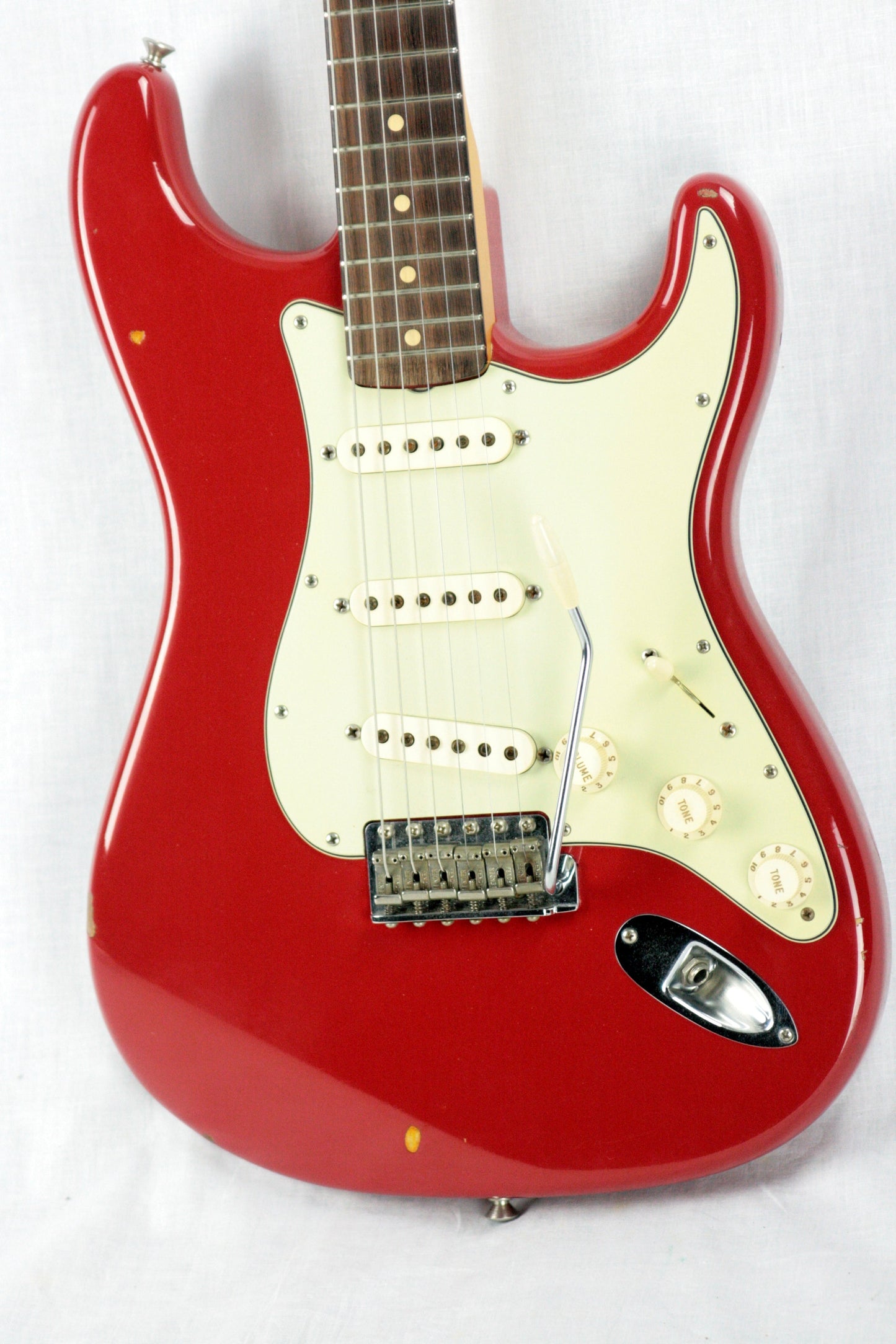 1963 Fender MASTERBUILT Stratocaster Custom Shop Brazilian Rosewood Relic! Dakota Red Dennis Galuszka