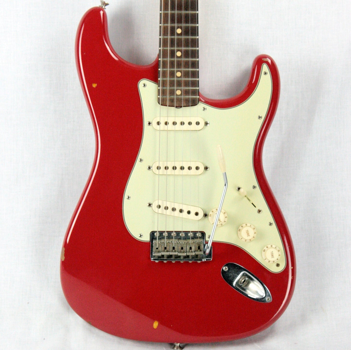 1963 Fender MASTERBUILT Stratocaster Custom Shop Brazilian Rosewood Relic! Dakota Red Dennis Galuszka