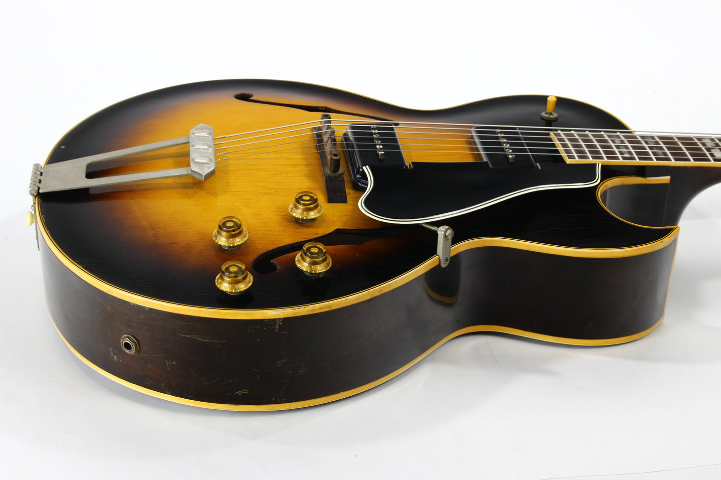 1955 Gibson ES-175D Sunburst Dual P90's - Vintage 1950's ES175, All-Original, No Breaks, Jazz Archtop