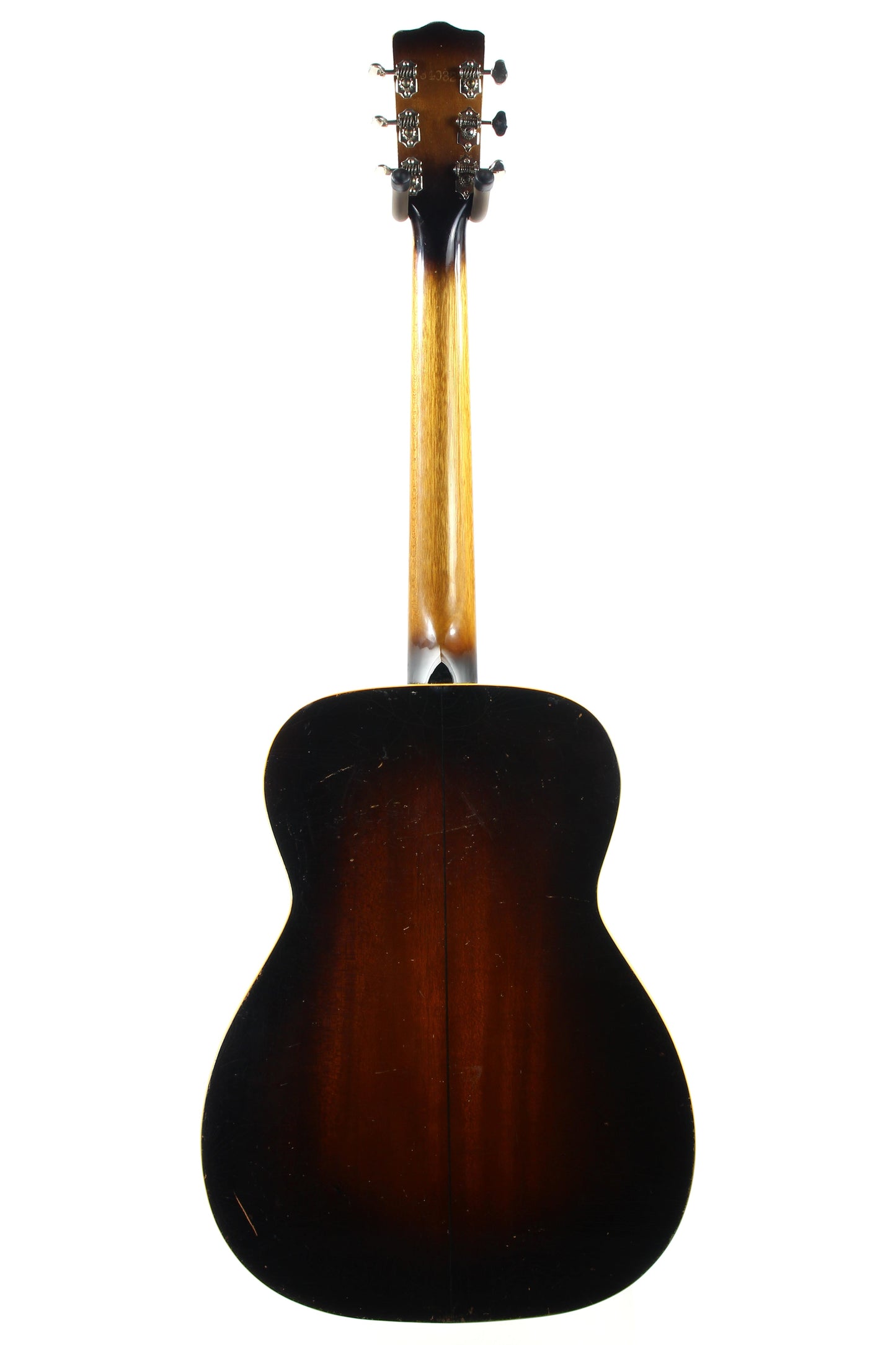 1934 Bacon & Day Senorita Flat Top Acoustic -- Sunburst, RARE 1930's Guitar, w Original Case! martin, gibson alternative