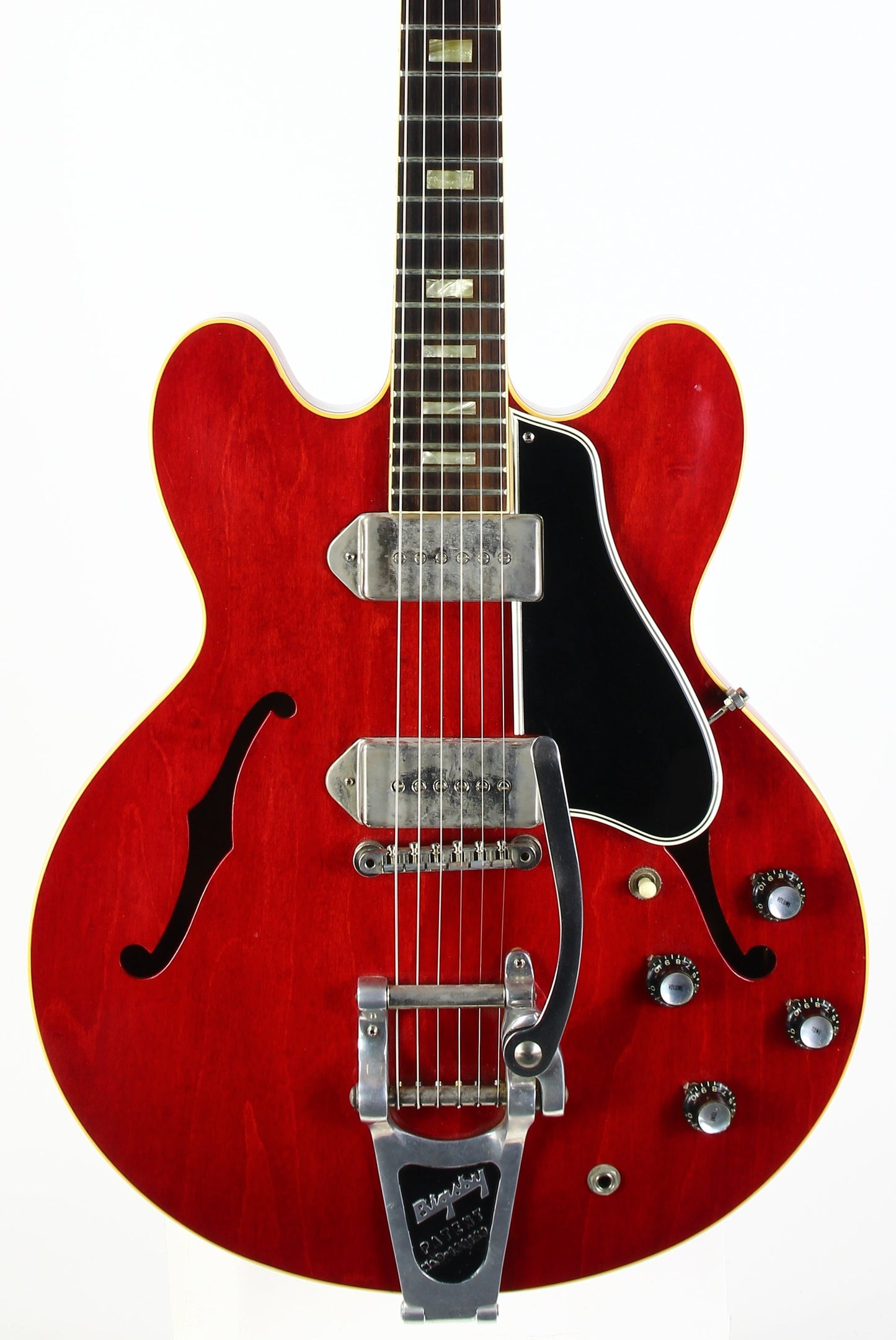 1963 Gibson ES-330TDC Cherry FACTORY BIGSBY w Original Hard Case Exceptionally Clean Vintage Guitar!