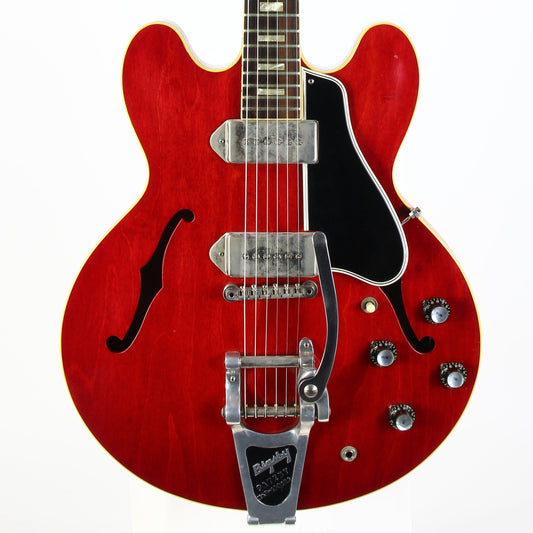 1963 Gibson ES-330TDC Cherry FACTORY BIGSBY w Original Hard Case Exceptionally Clean Vintage Guitar!