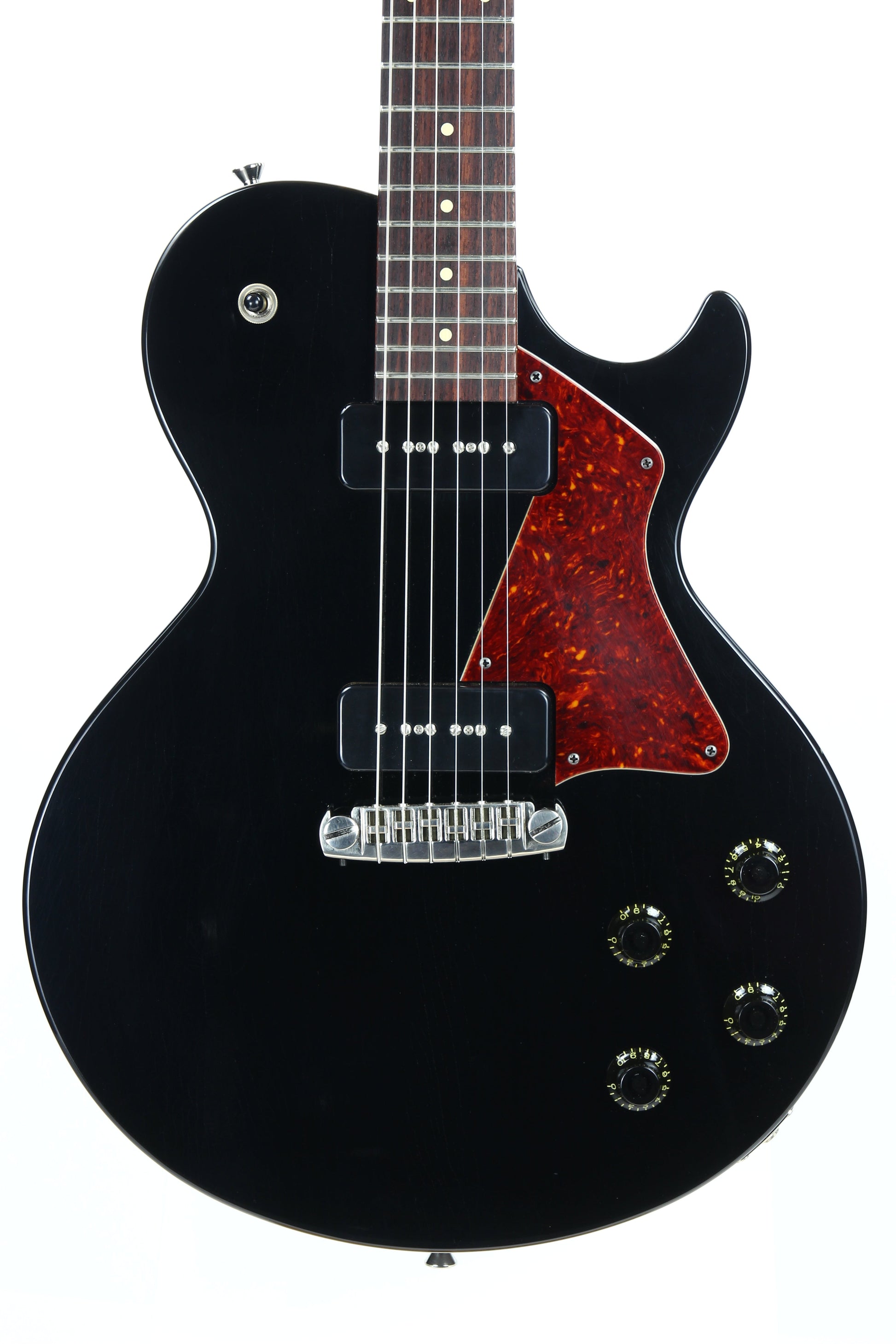 2022 Collings AGED 290 SC Single Cut - Throbak 52/54 P90's, Jet Black, Honduran Mahogany, LP Special