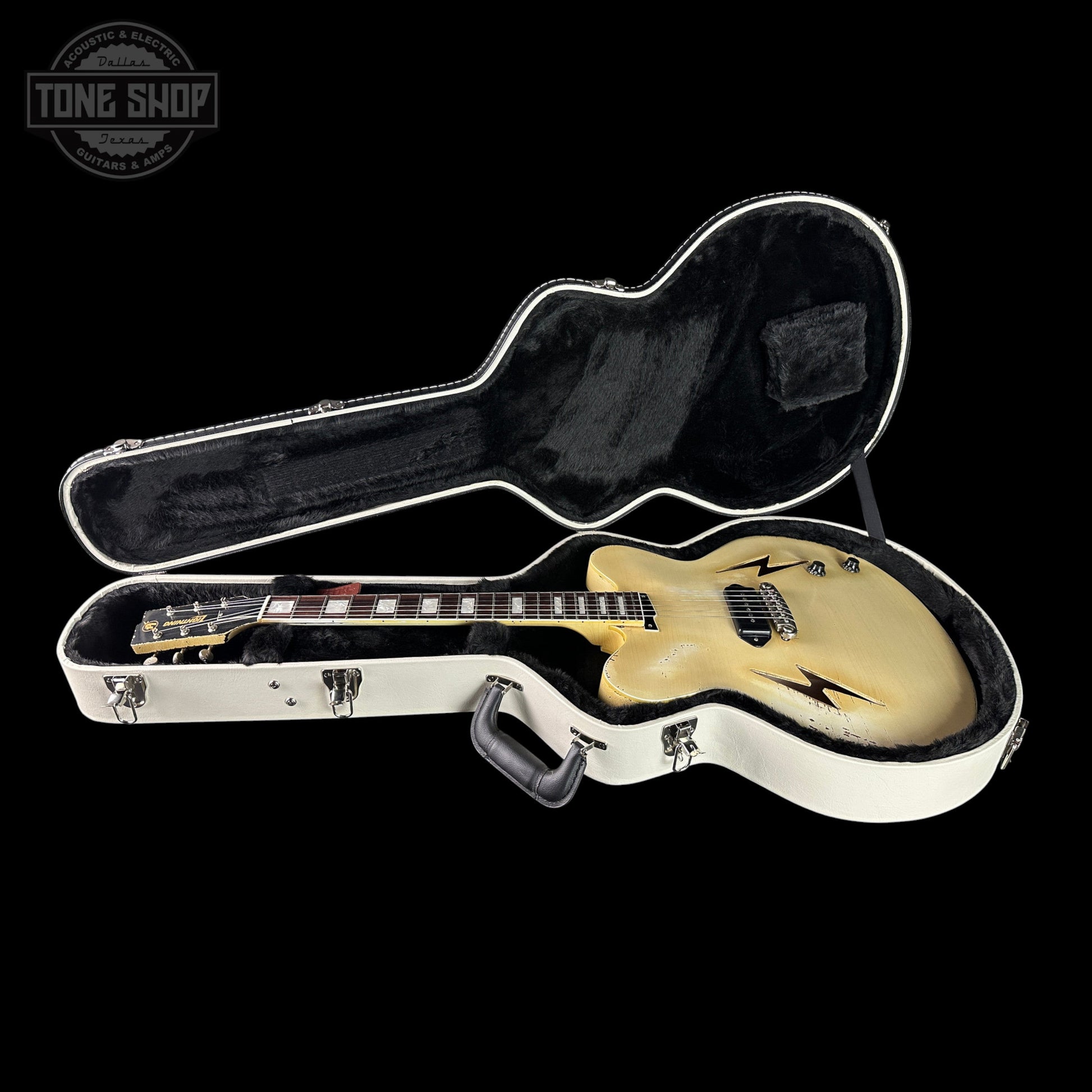 Rock N Roll Relics Lightning Jr Nicotine White Medium Aging w/case