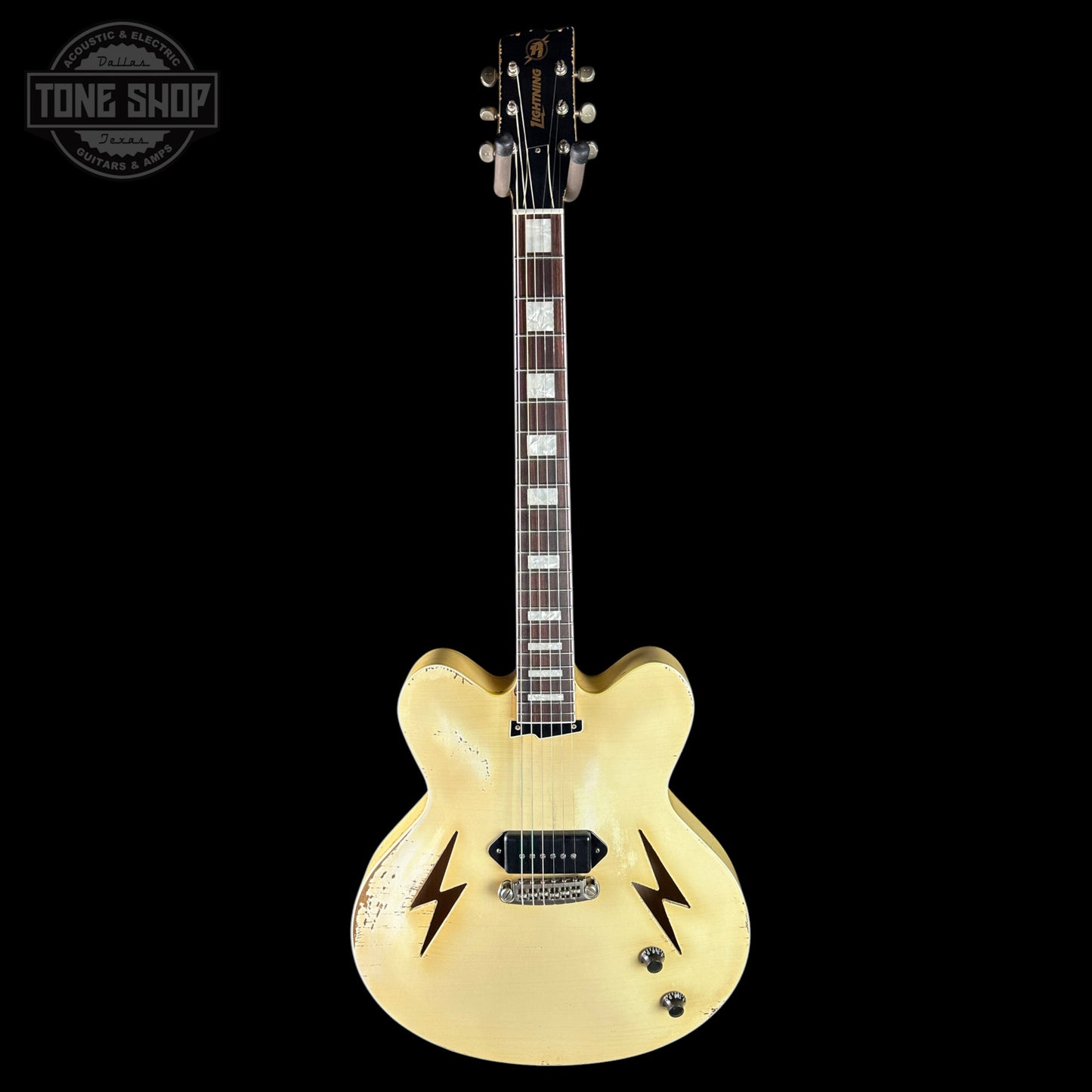 Rock N Roll Relics Lightning Jr Nicotine White Medium Aging w/case