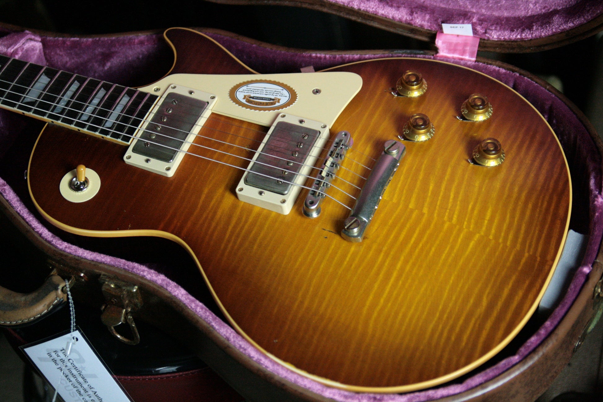 1958 Gibson CC43 Mick Ralphs Les Paul True Historic Specs! Aged Historic Reissue Collectors Choice 1959 59