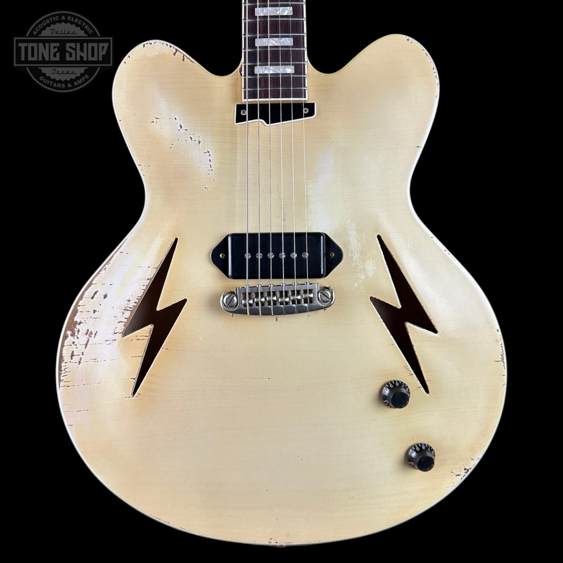 Rock N Roll Relics Lightning Jr Nicotine White Medium Aging w/case