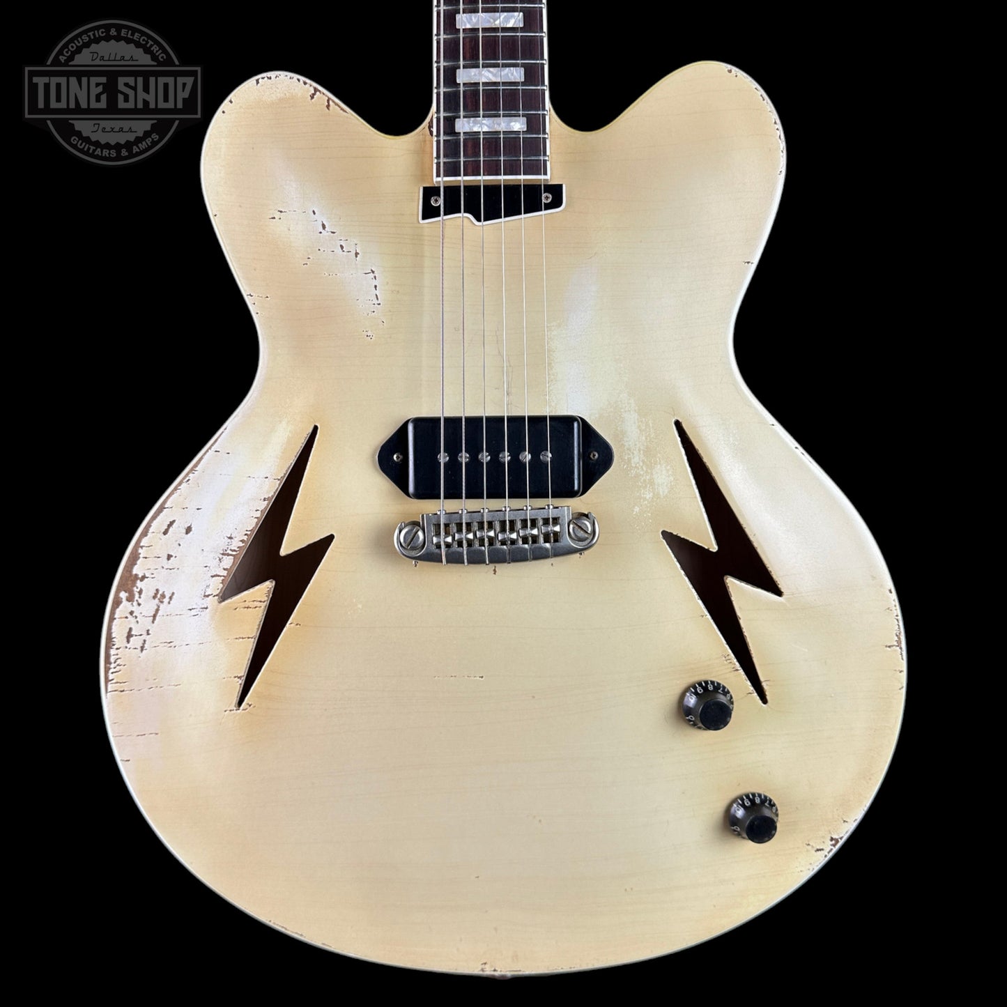 Rock N Roll Relics Lightning Jr Nicotine White Medium Aging w/case