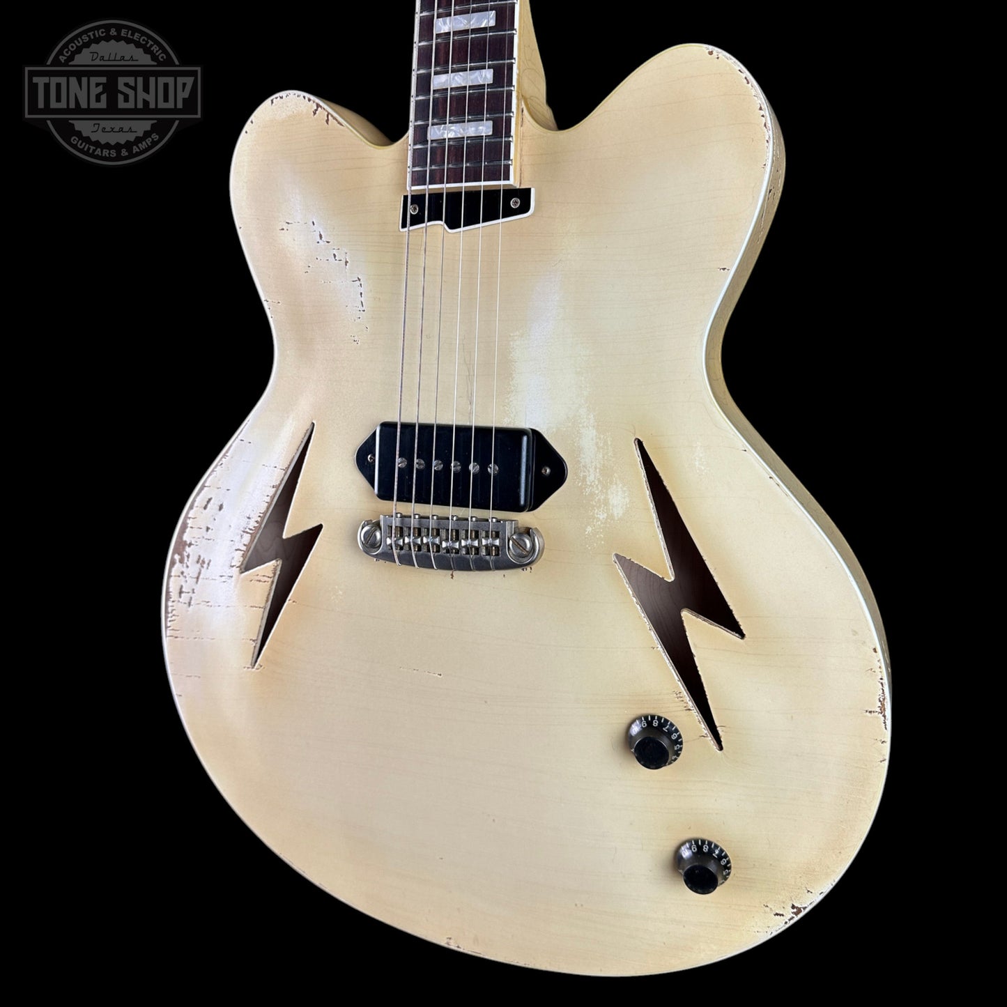Rock N Roll Relics Lightning Jr Nicotine White Medium Aging w/case