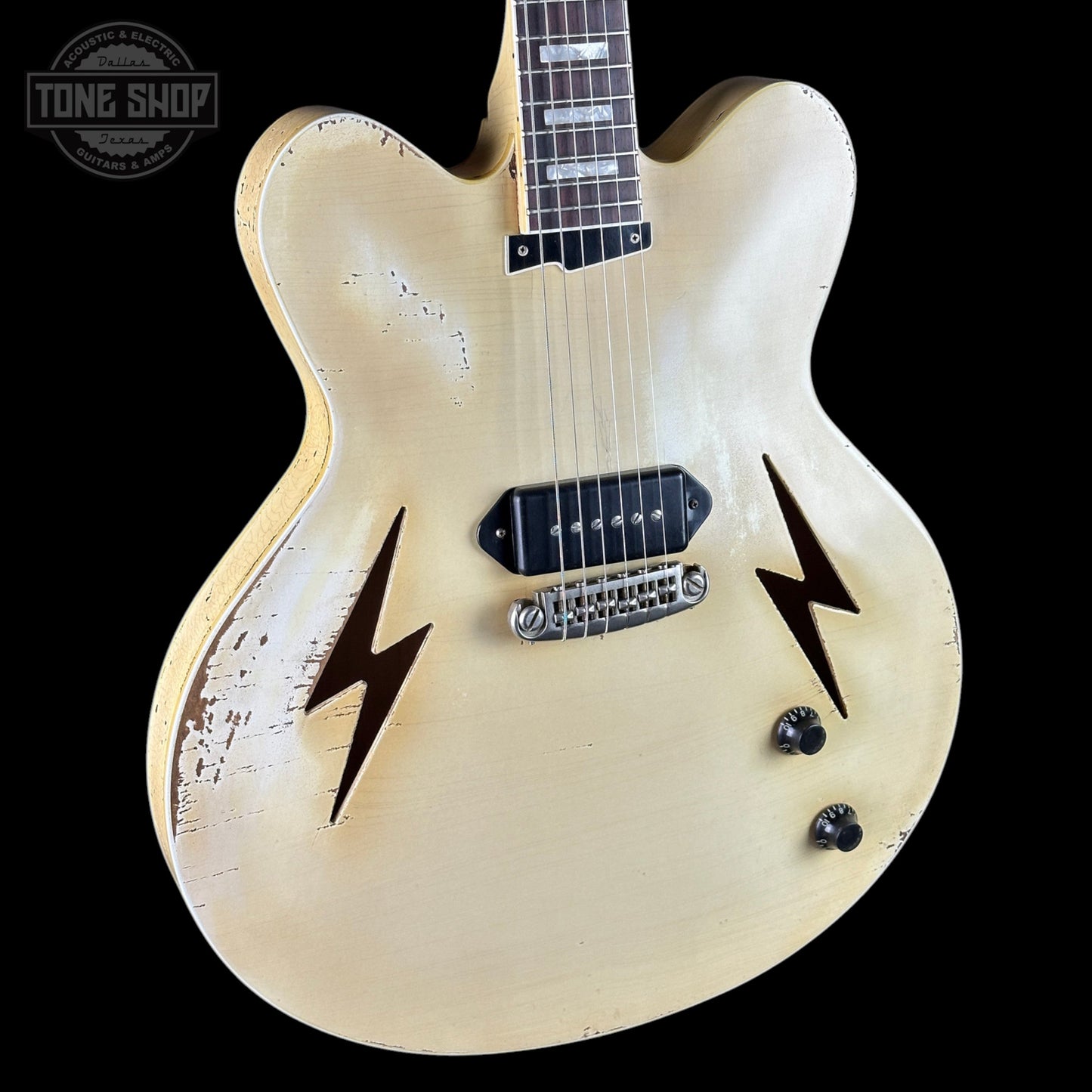 Rock N Roll Relics Lightning Jr Nicotine White Medium Aging w/case