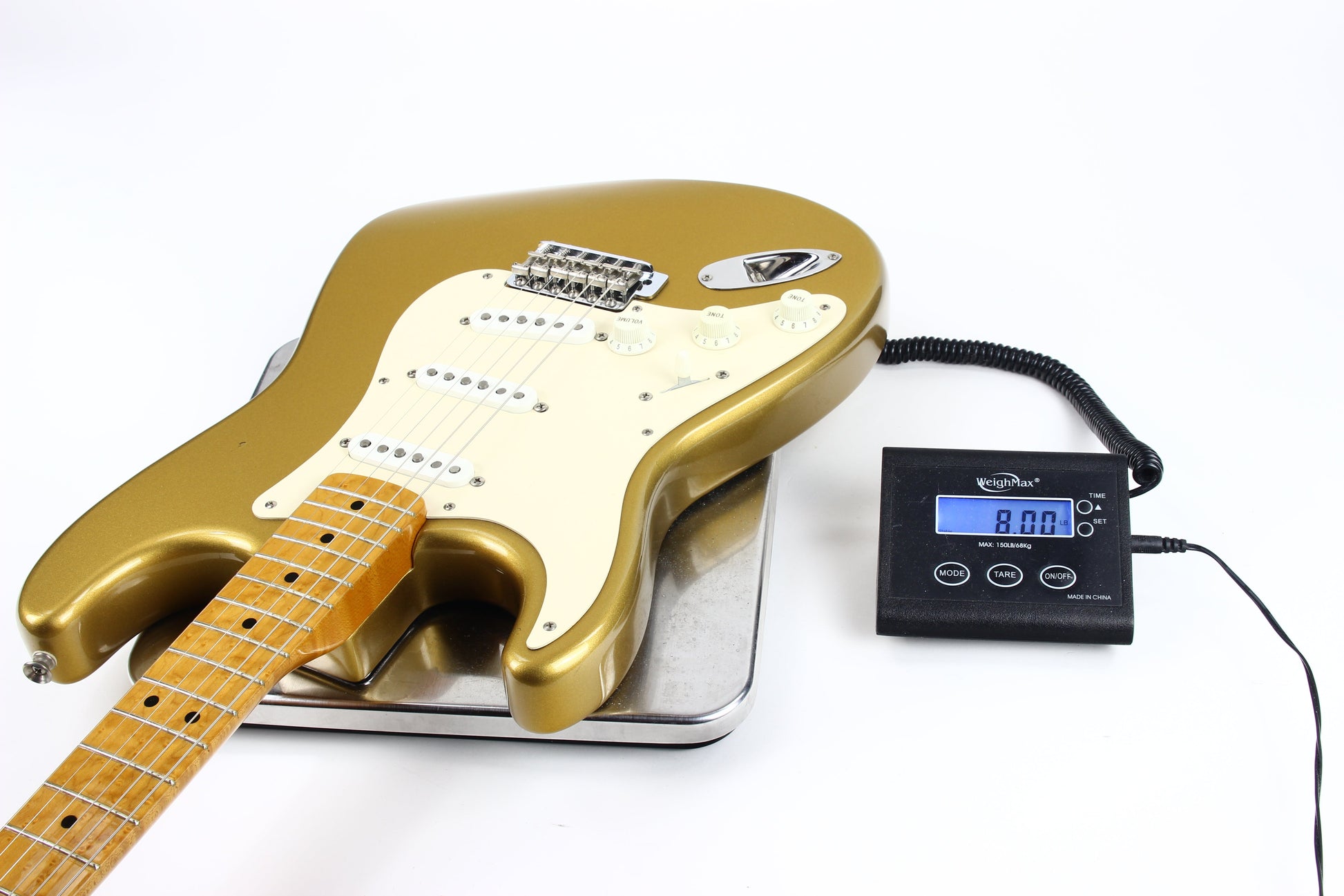 1991 Fender Custom Shop MASTERBUILT JW Black 1950's Stratocaster Reissue Electric Guitar | Aztec Gold, Lefty Strung Righty! j w
