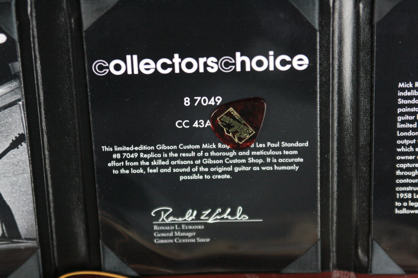 1958 Gibson CC43 Mick Ralphs Les Paul True Historic Specs! Aged Historic Reissue Collectors Choice 1959 59