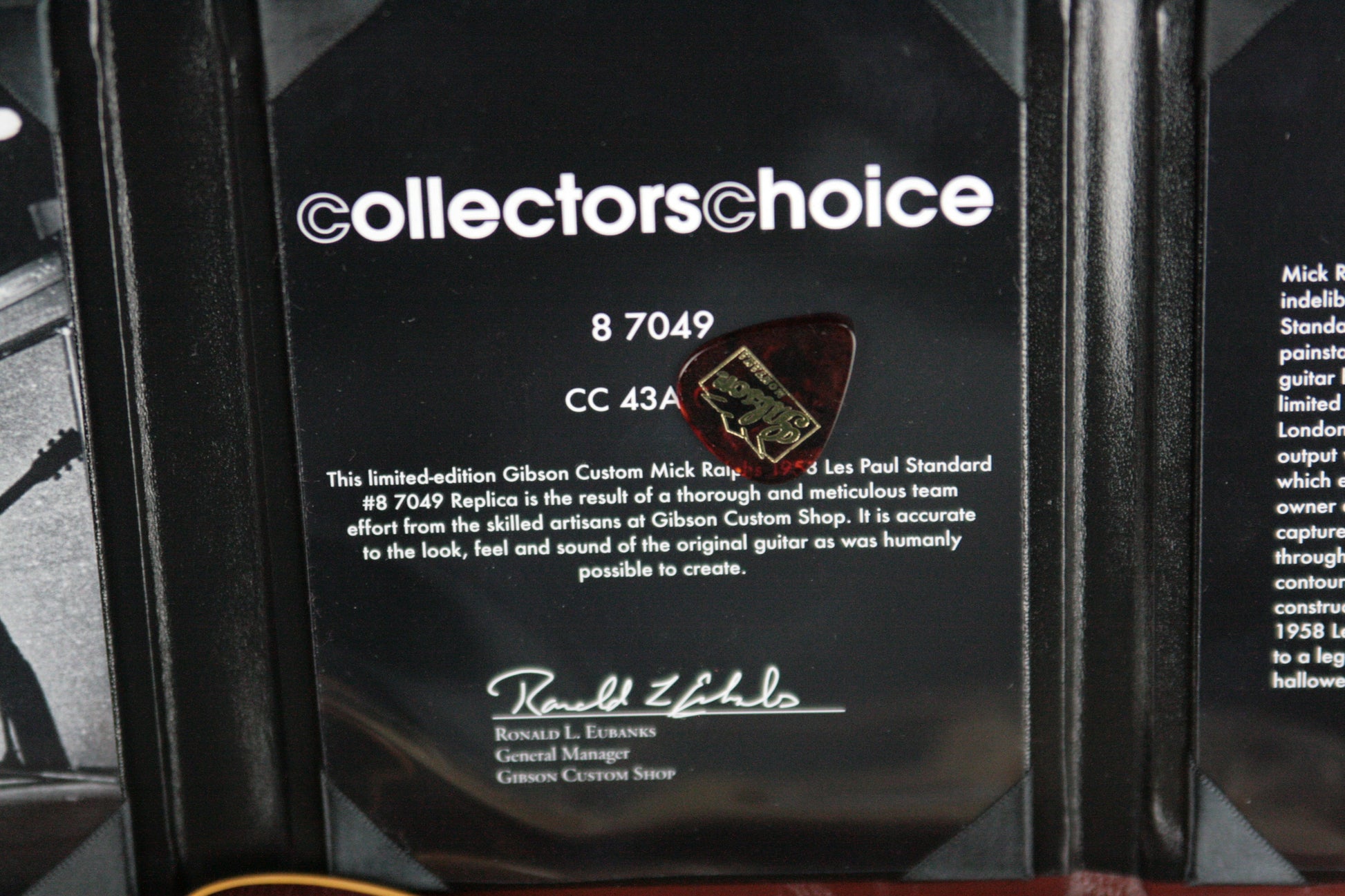 1958 Gibson CC43 Mick Ralphs Les Paul True Historic Specs! Aged Historic Reissue Collectors Choice 1959 59