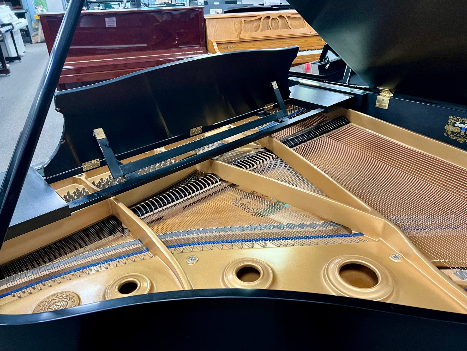 Used Kawai KG1D Baby Grand W/QRS PNO3 WIFI Player system.