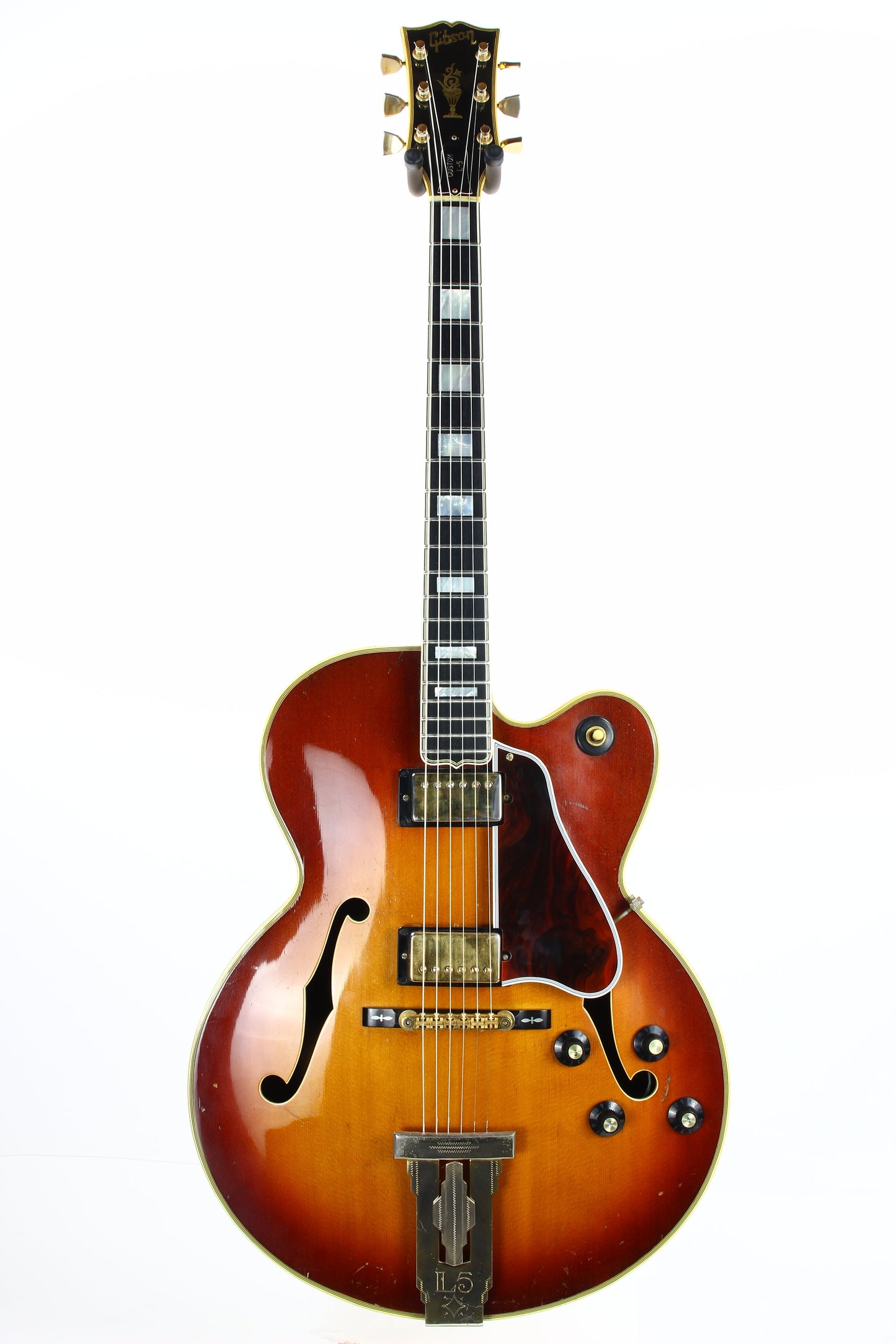 1973 Gibson L-5 CES Archtop Electric Jazz L5 Guitar - Vintage Sunburst, 1-11/16" Nut Width