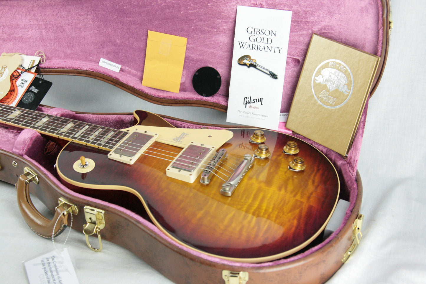2019 Gibson 1959 Les Paul 60TH ANNIVERSARY Historic Reissue R9 59 Custom Shop Factory Burst!