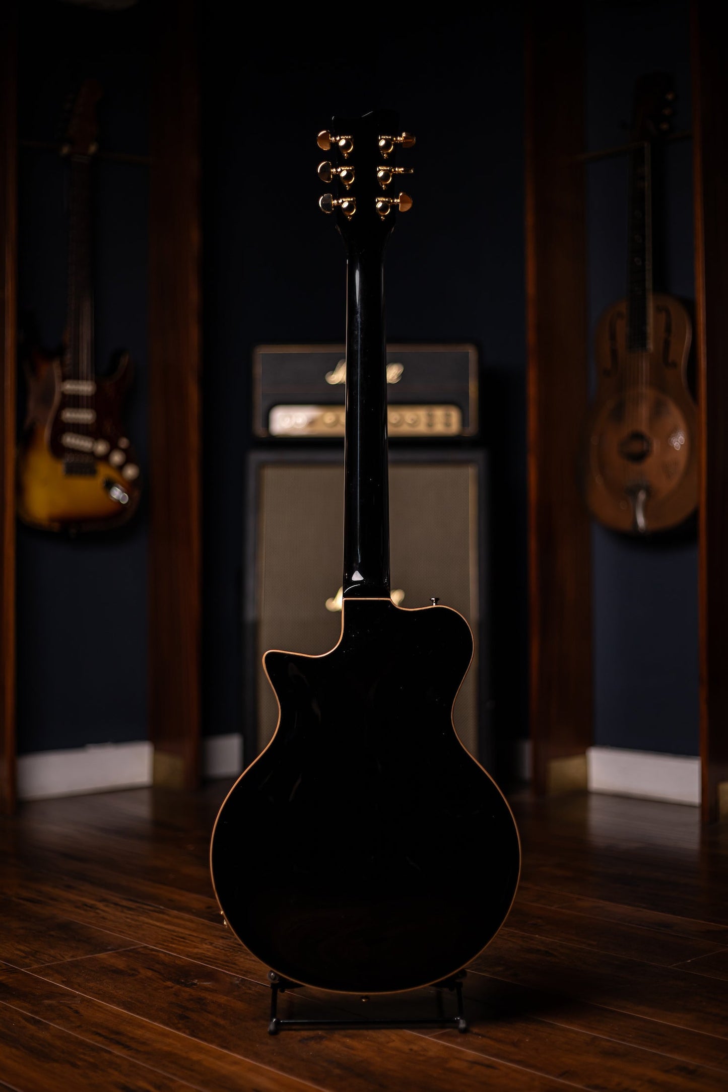 Pre-Order | Carneglia Master Series Sonora Custom Semi-Hollow Electric Guitar with Brazilian Rosewood - Ebony