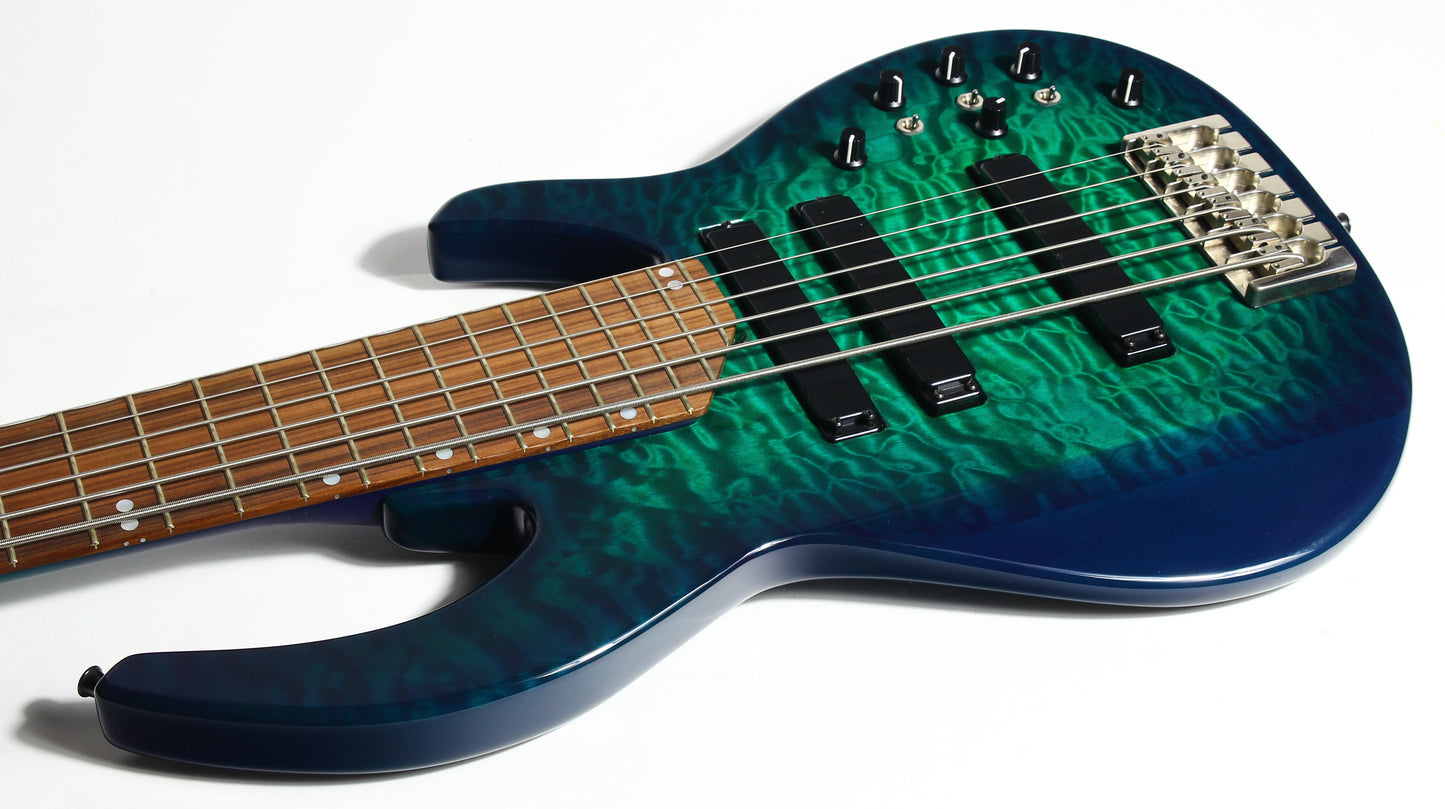 MINT 1999 James Tyler Custom Shop USA 6-String F# Bass Guitar - 36" Scale, F Sharp, Demeter Preamp, RARE BASS!