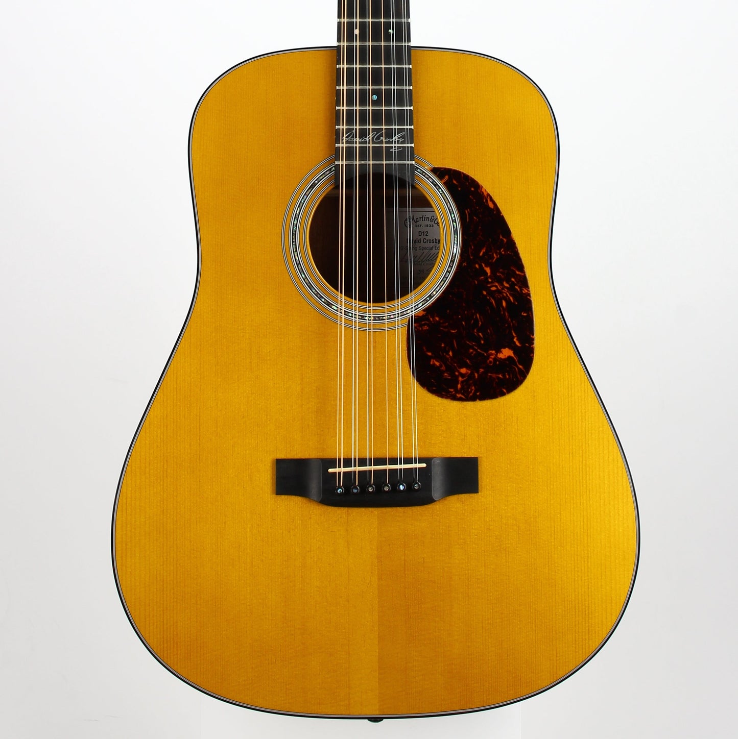 Martin D12 David Crosby Signed Model