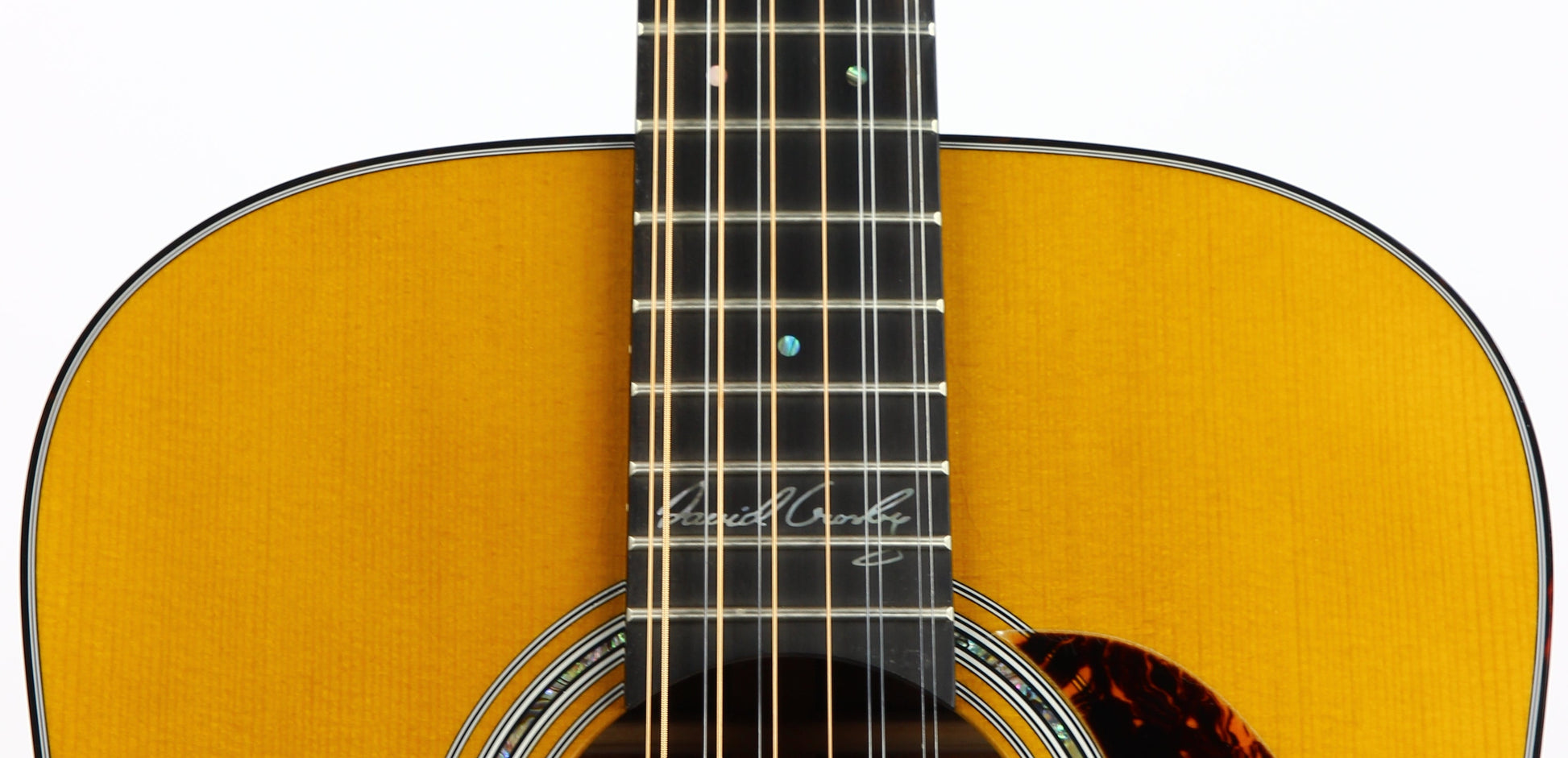 Martin D12 David Crosby Signed Model