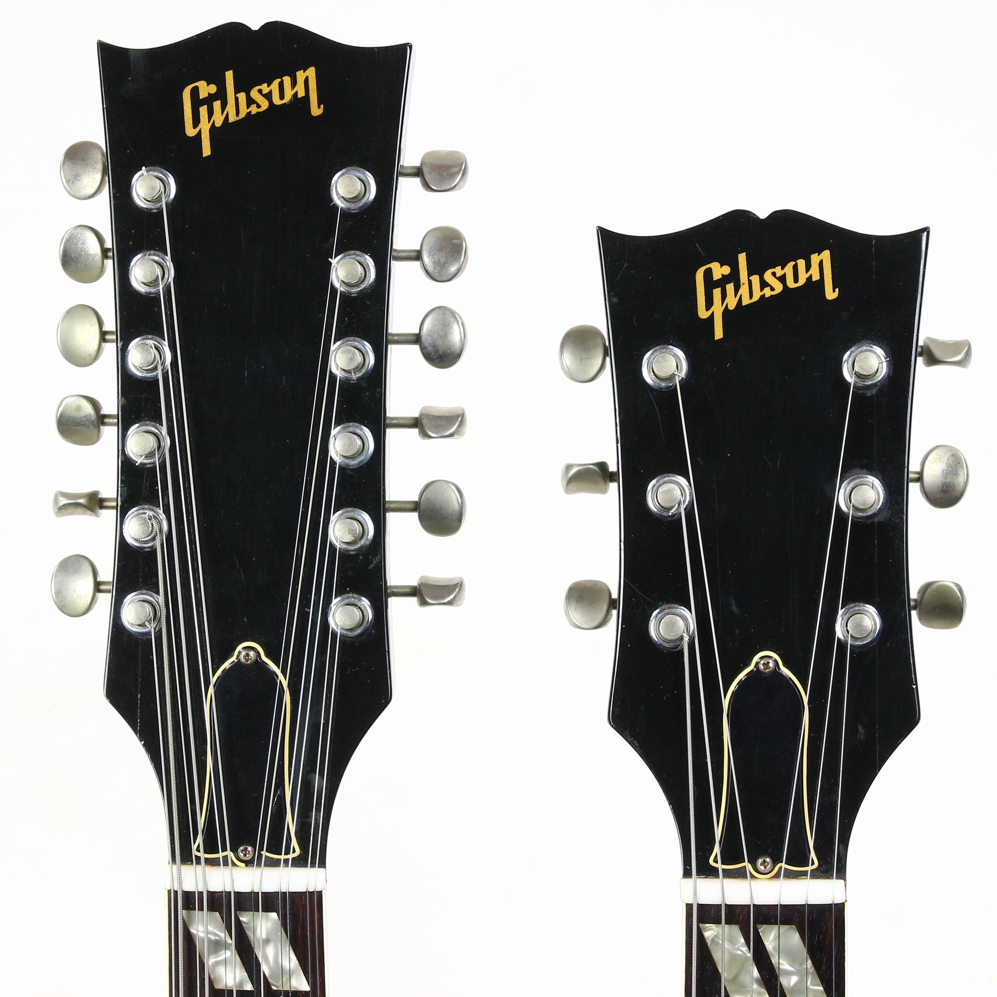 1981 Gibson EDS 1275 Walnut Brown Vintage Double Neck Guitar w Hardshell Case Jimmy Page Vibes