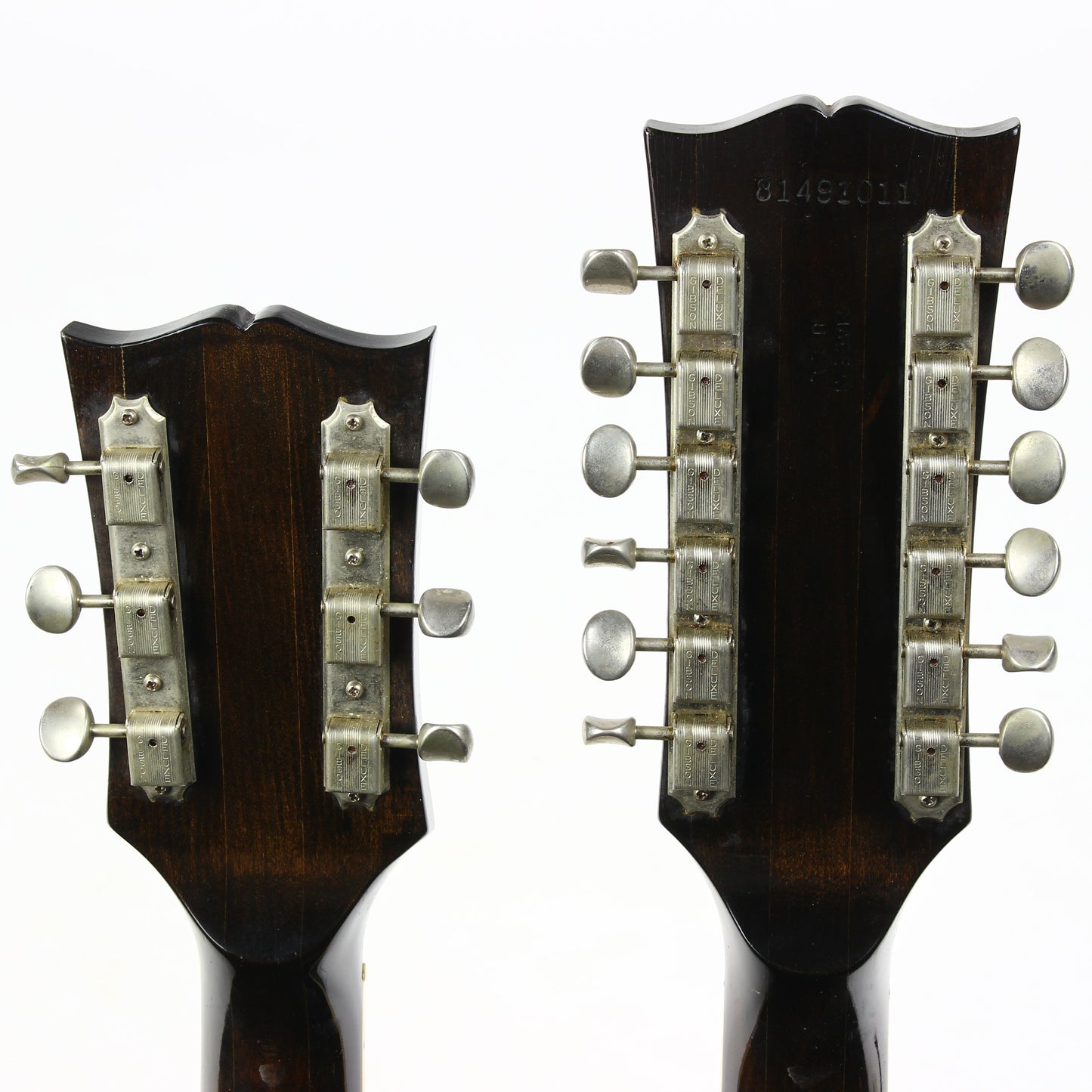 1981 Gibson EDS 1275 Walnut Brown Vintage Double Neck Guitar w Hardshell Case Jimmy Page Vibes