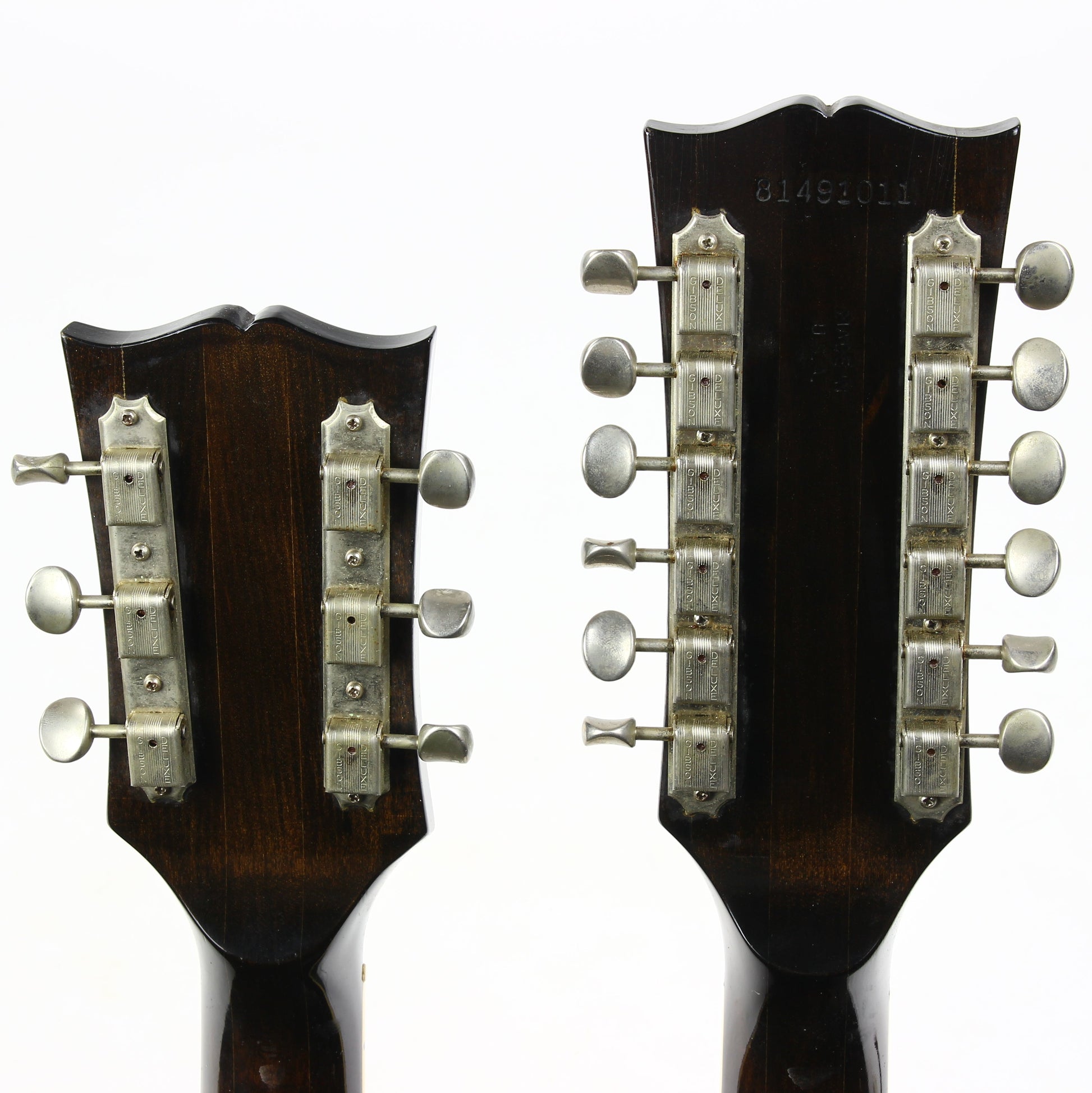 1981 Gibson EDS 1275 Walnut Brown Vintage Double Neck Guitar w Hardshell Case Jimmy Page Vibes