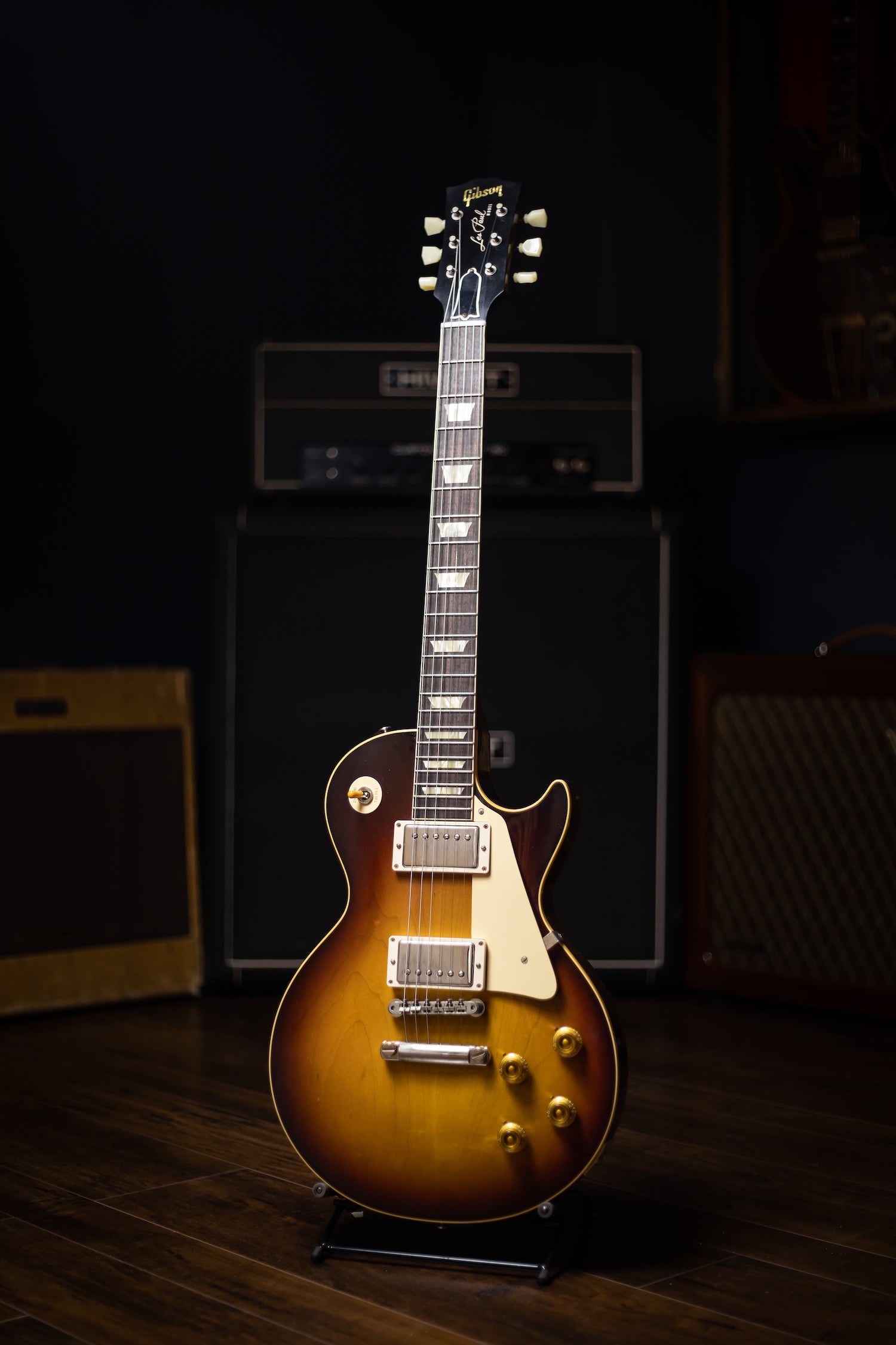 Gibson Custom Shop Les Paul 1958 Standard VOS Reissue Electric Guitar - Bourbon Burst