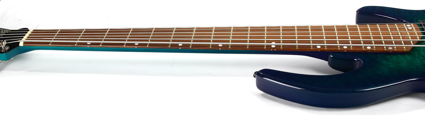 MINT 1999 James Tyler Custom Shop USA 6-String F# Bass Guitar - 36" Scale, F Sharp, Demeter Preamp, RARE BASS!