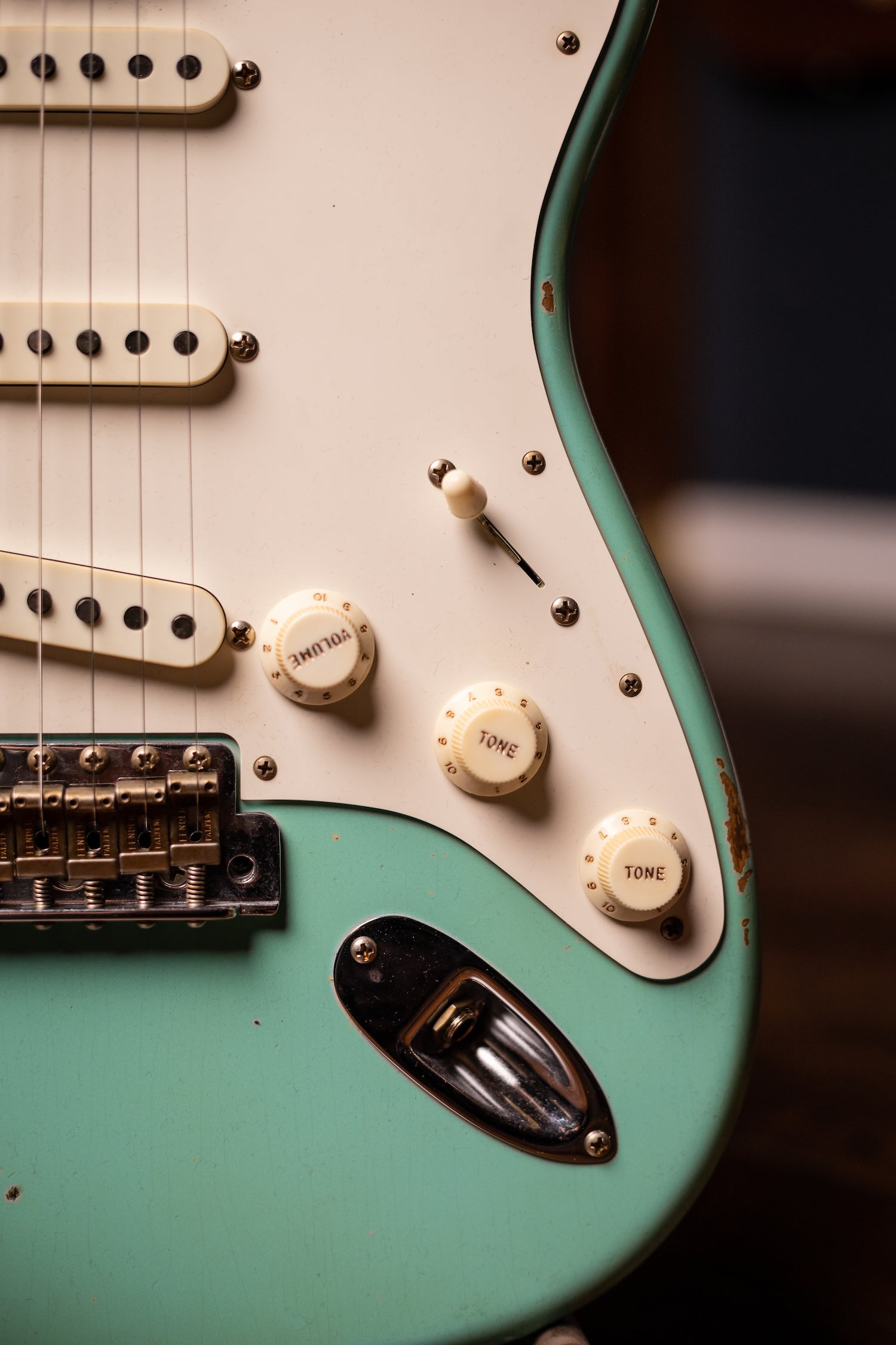 Used 2023 Fender Custom Shop Limited-Edition Fat '50s Stratocaster Relic Electric Guitar - Super Faded Aged Sea Foam Green