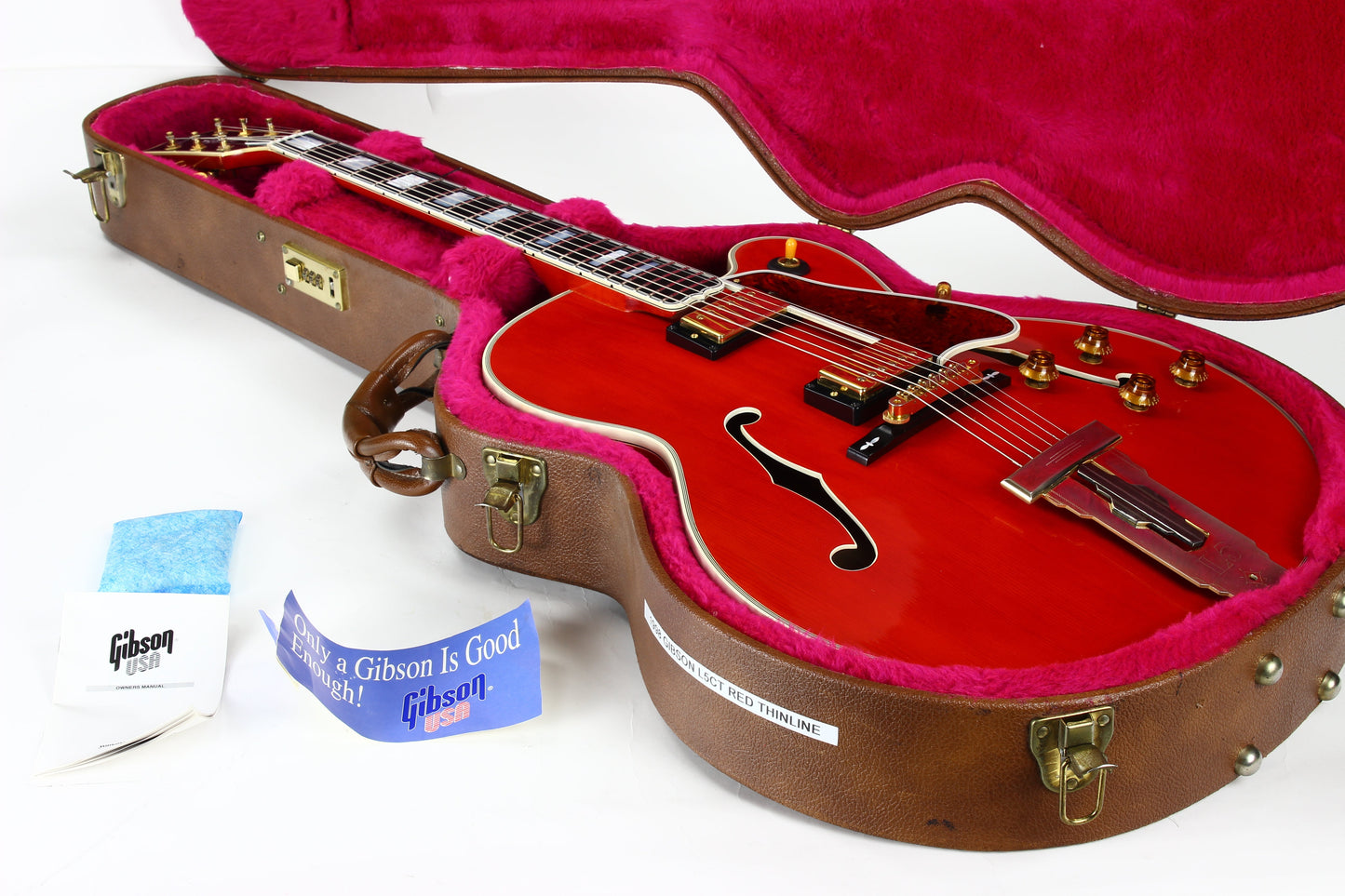 1998 Gibson Custom Shop L-5 CT 'George Gobel' Faded Cherry Archtop Jazz Guitar L5CT Thinline L-5CES