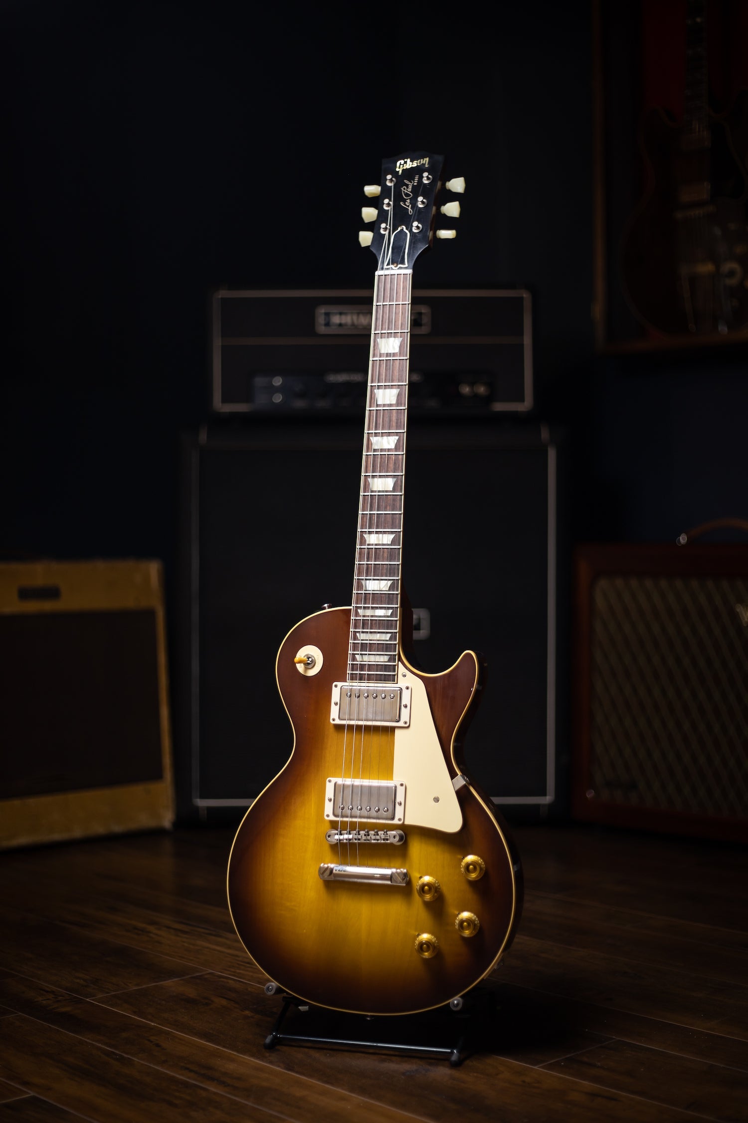 Gibson Custom Shop 1958 Les Paul Standard Reissue VOS Electric Guitar - Iced Tea Burst