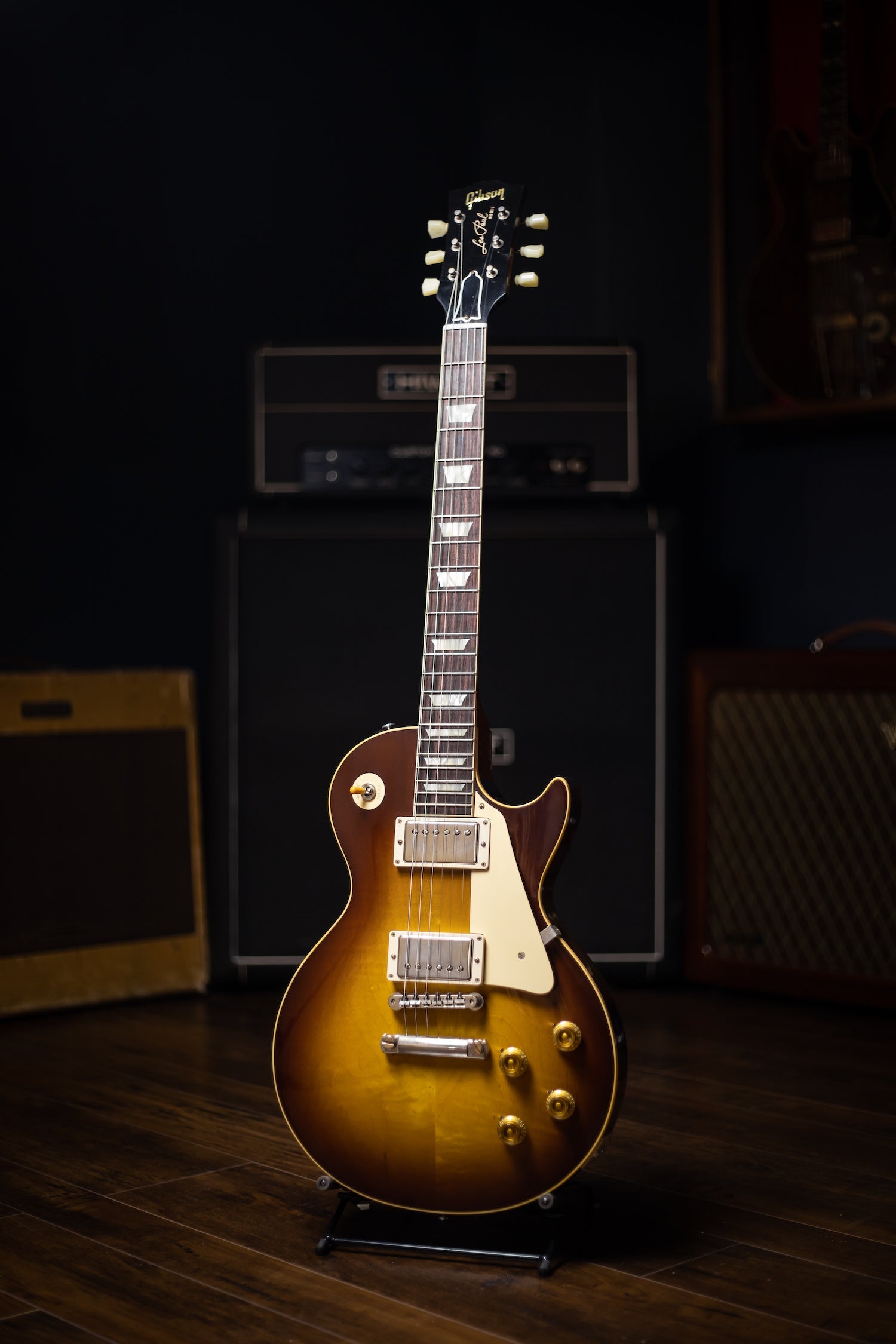 Gibson Custom Shop 1958 Les Paul Standard Reissue VOS Electric Guitar - Iced Tea Burst