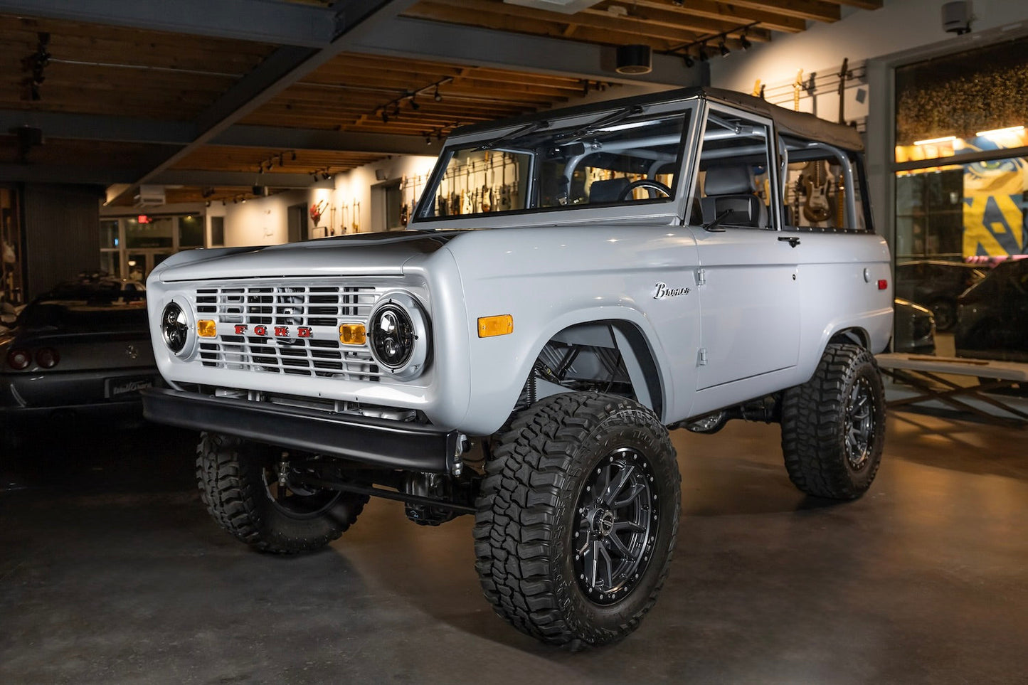 1971 Ford Bronco | Porsche Ice Grey Metallic