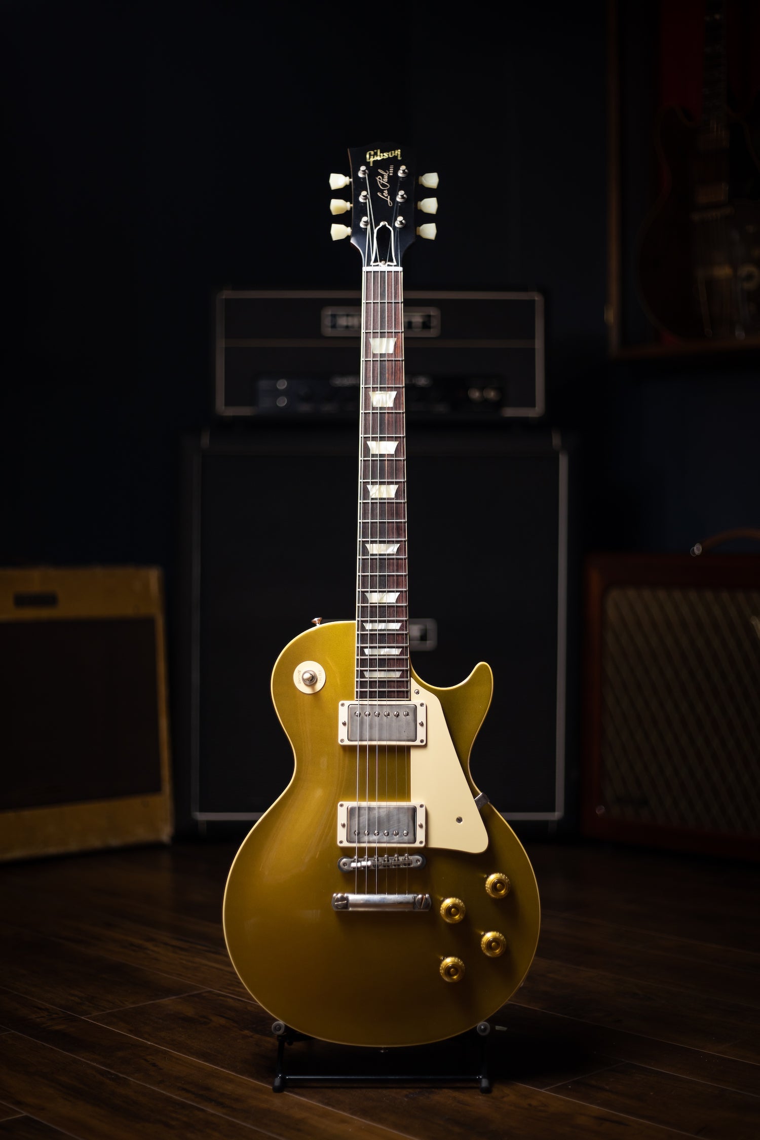 Gibson Custom Shop 1957 Les Paul Goldtop Reissue Electric Guitar - Double Gold