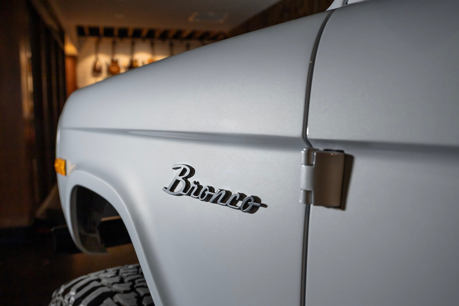 1971 Ford Bronco | Porsche Ice Grey Metallic