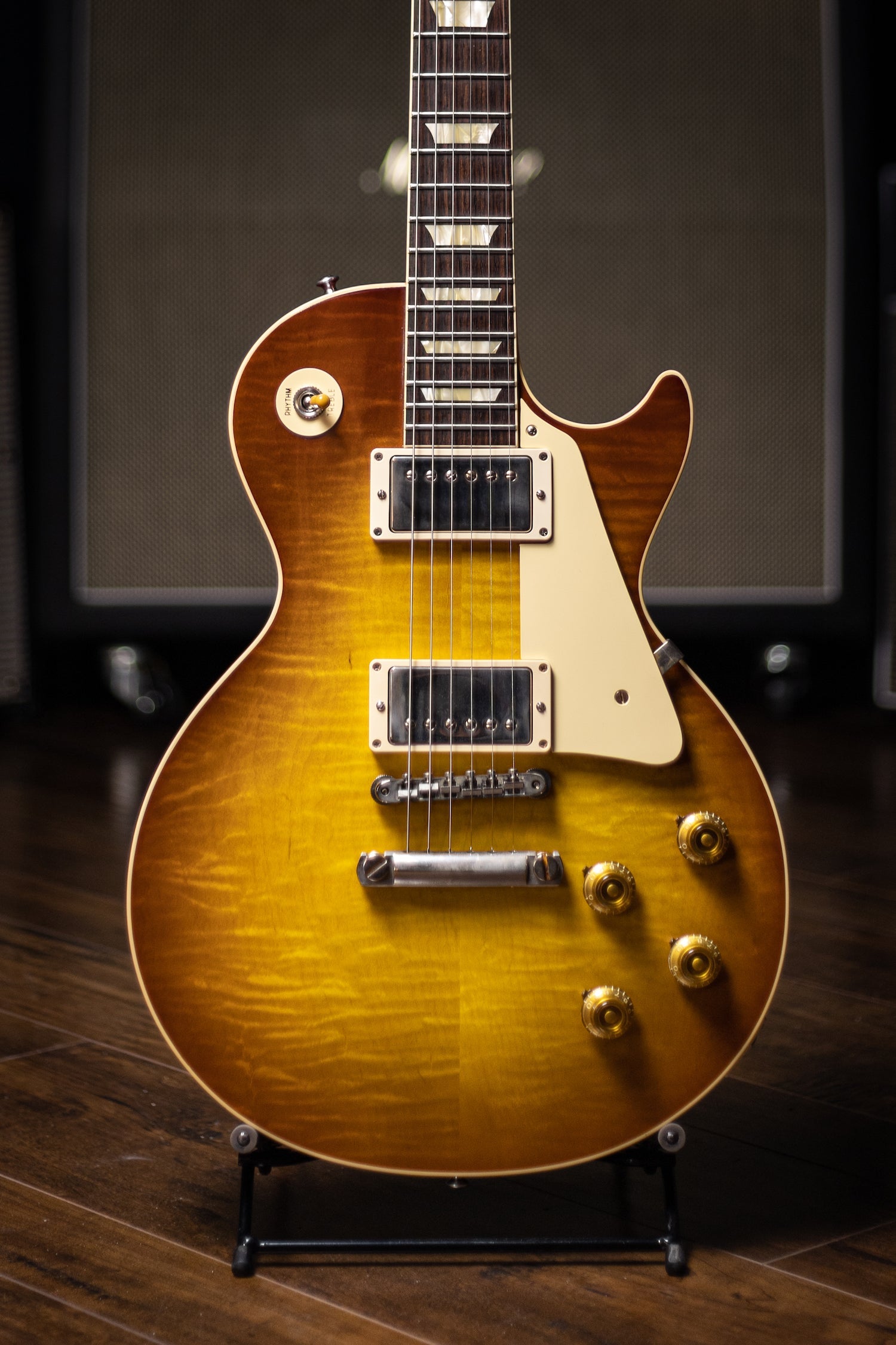 2020 Gibson Custom Shop 1959 Les Paul Reissue Electric Guitar - Iced Tea Burst