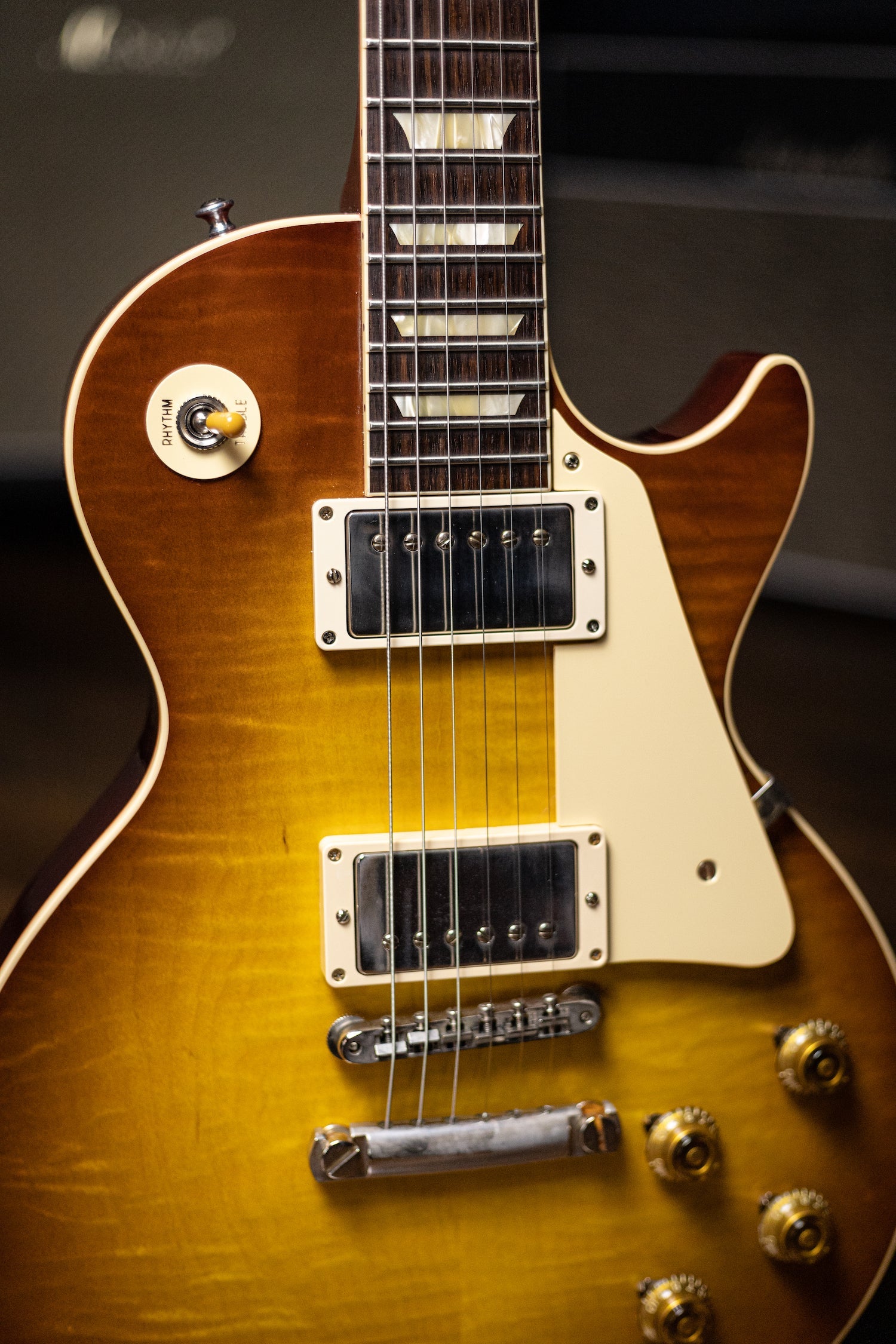 2020 Gibson Custom Shop 1959 Les Paul Reissue Electric Guitar - Iced Tea Burst