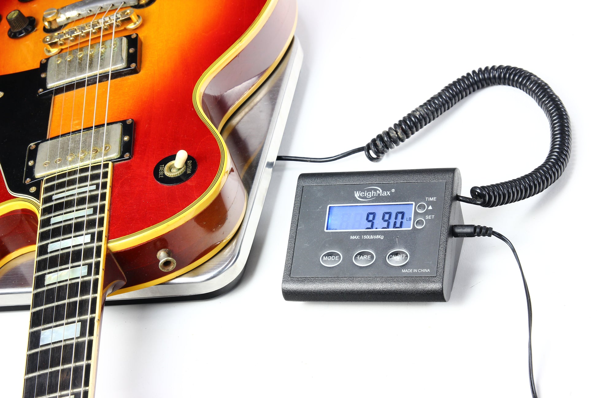 1973 Gibson Les Paul Custom Cherry Sunburst Vintage LP w Original Case Patent Sticker Humbuckers