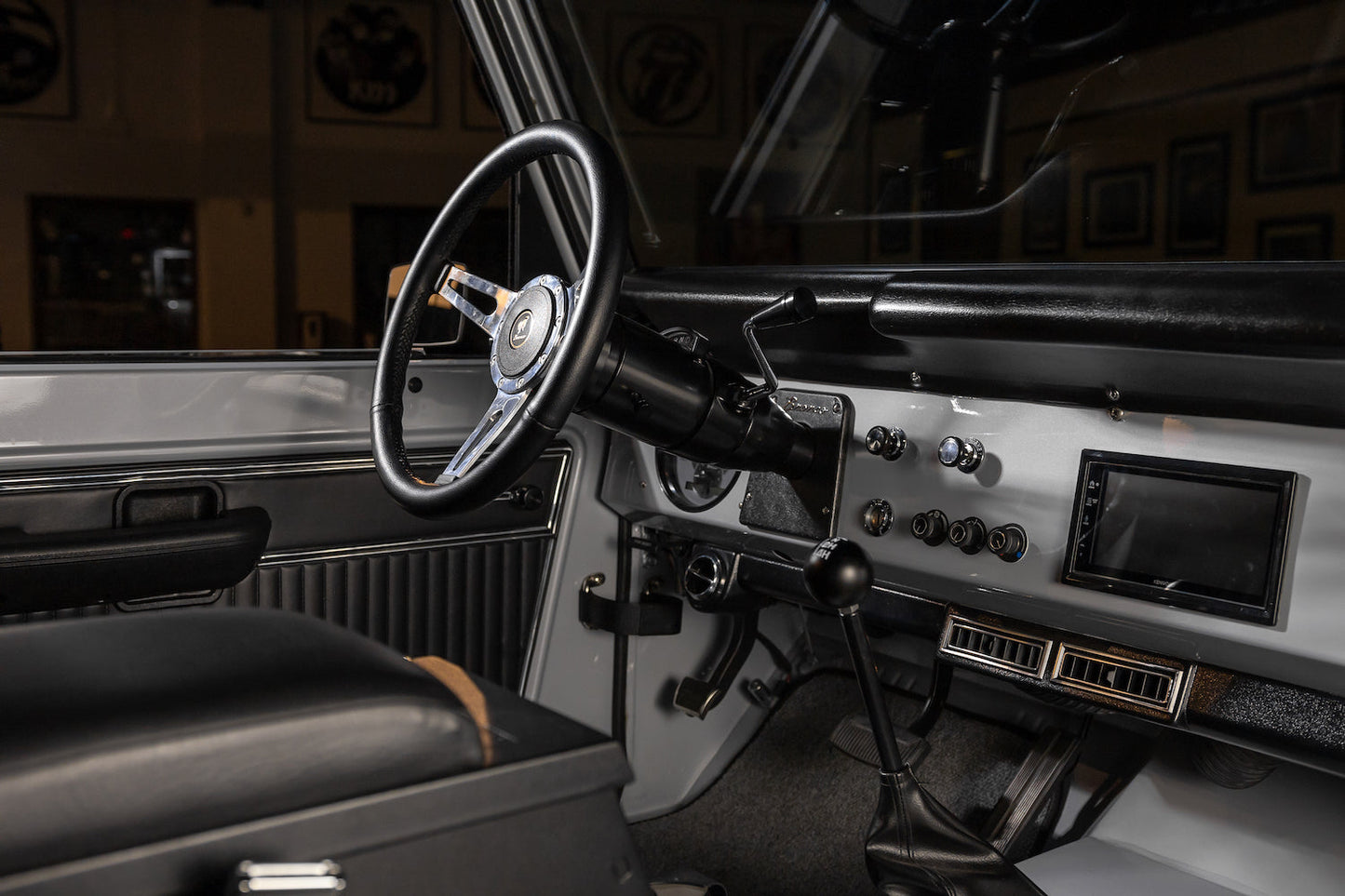 1971 Ford Bronco | Porsche Ice Grey Metallic