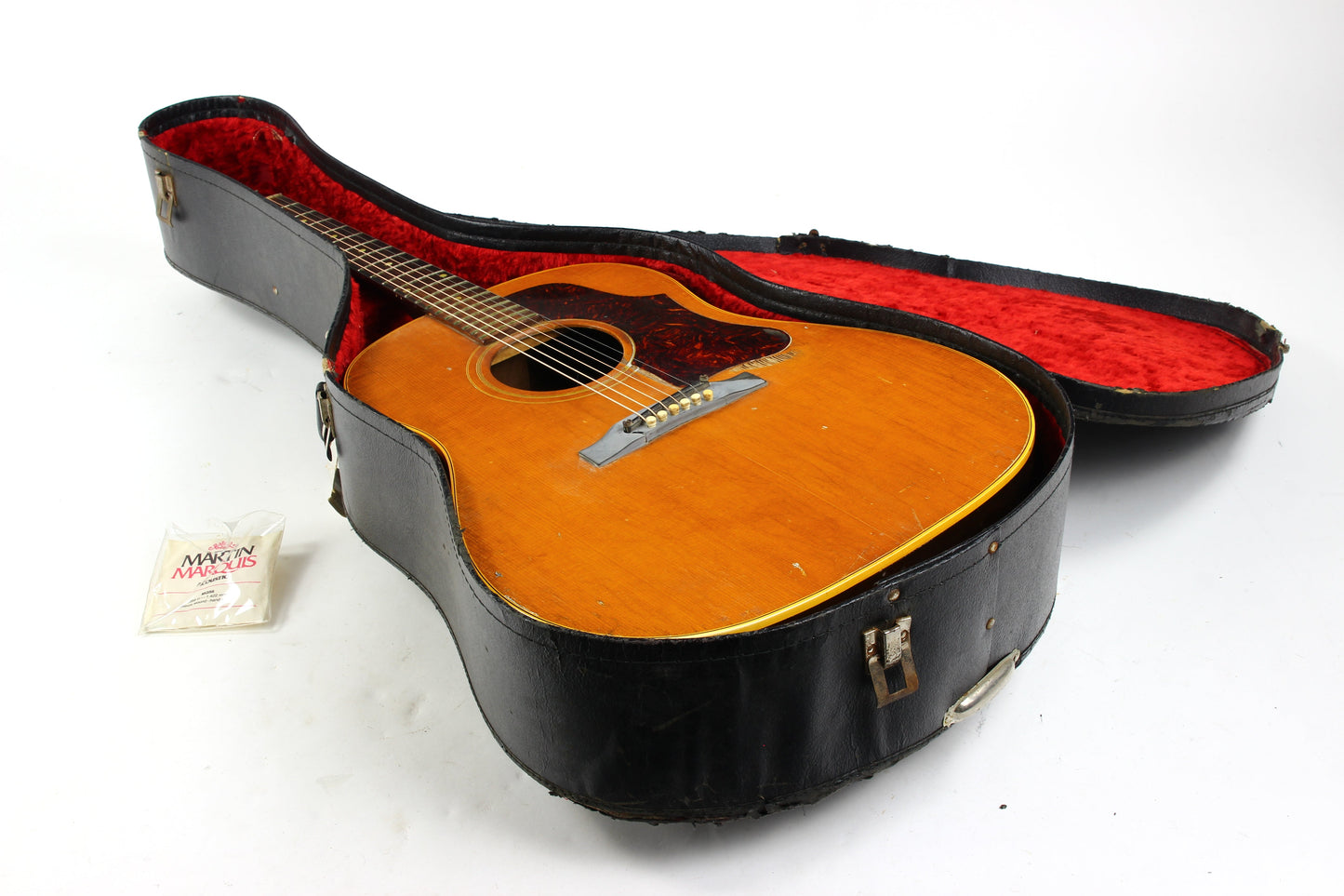 1963 Gibson J-50 ADJ Natural Vintage Acoustic Dreadnought Guitar SOUNDS GREAT!